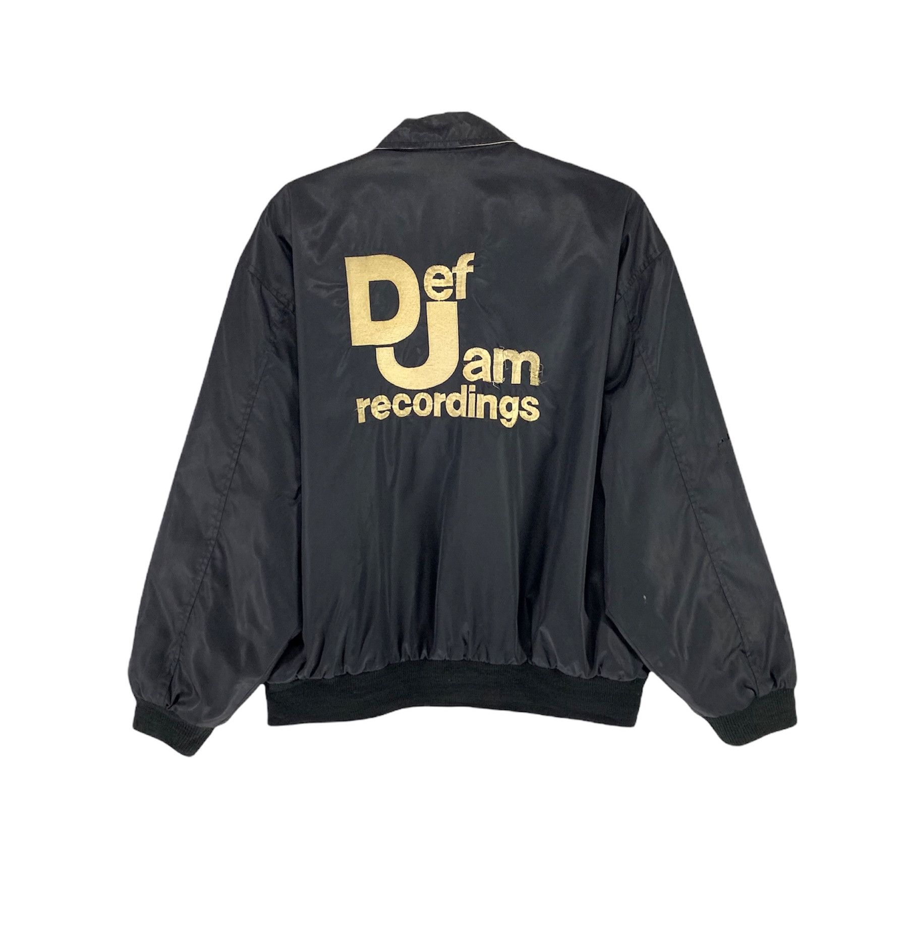 Rap Tees × Vintage Def jam recording spellout embroidered logo vtg 90s jacket Size US M / EU 48-50 / 2 - 1 Thumbnail