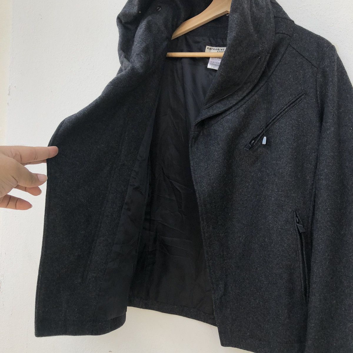 Katharine Hamnett London WOOL JACKET PARACHUTE BIKER KATHARINE HAMNETT LONDON Size US M / EU 48-50 / 2 - 9 Thumbnail