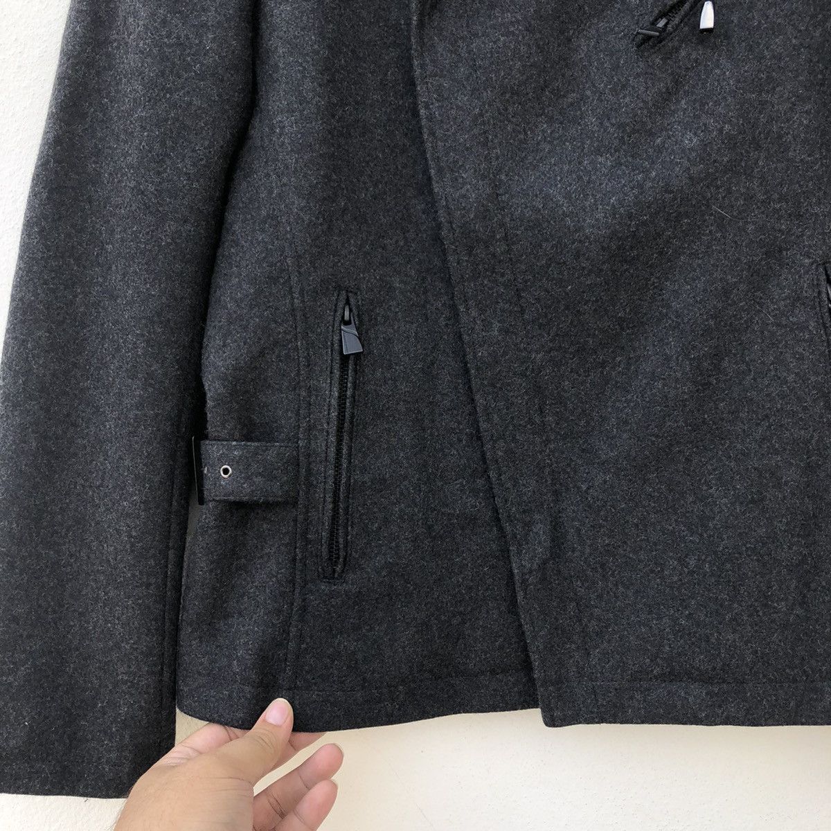 Katharine Hamnett London WOOL JACKET PARACHUTE BIKER KATHARINE HAMNETT LONDON Size US M / EU 48-50 / 2 - 5 Thumbnail