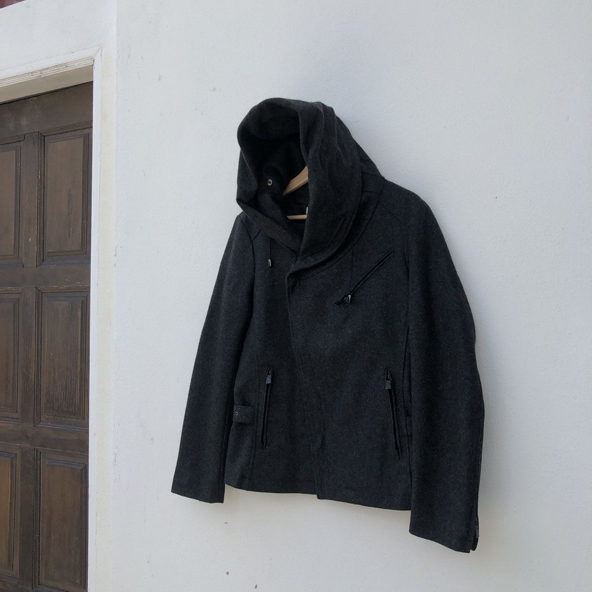 Katharine Hamnett London WOOL JACKET PARACHUTE BIKER KATHARINE HAMNETT LONDON Size US M / EU 48-50 / 2 - 2 Thumbnail