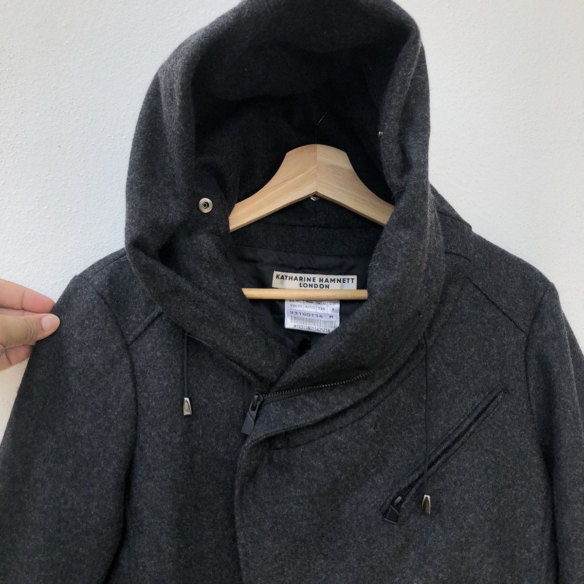 Katharine Hamnett London WOOL JACKET PARACHUTE BIKER KATHARINE HAMNETT LONDON Size US M / EU 48-50 / 2 - 3 Thumbnail