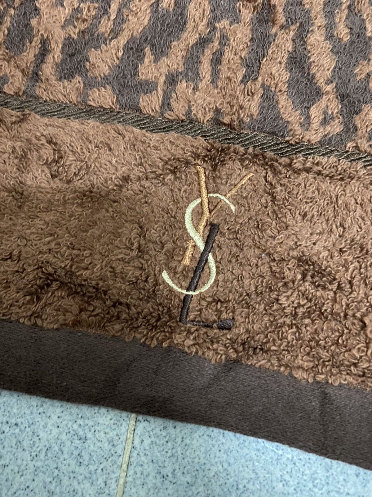 Japanese Brand × Vintage × Yves Saint Laurent Vintage Yves Saint Laurent Ysl Mini Towel Size ONE SIZE - 2 Thumbnail
