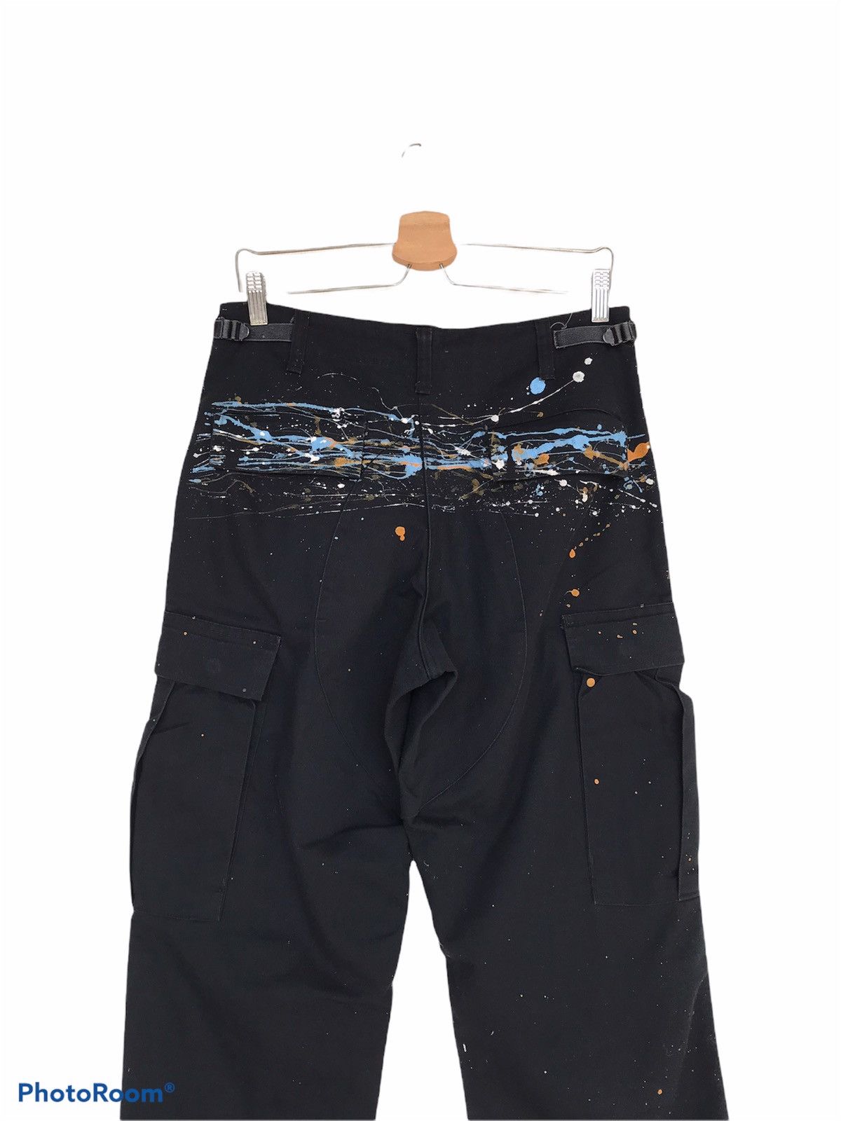Vintage 💥Final Drop💥Vintage America Painted Cargo Pant Size US 31 - 4 Thumbnail
