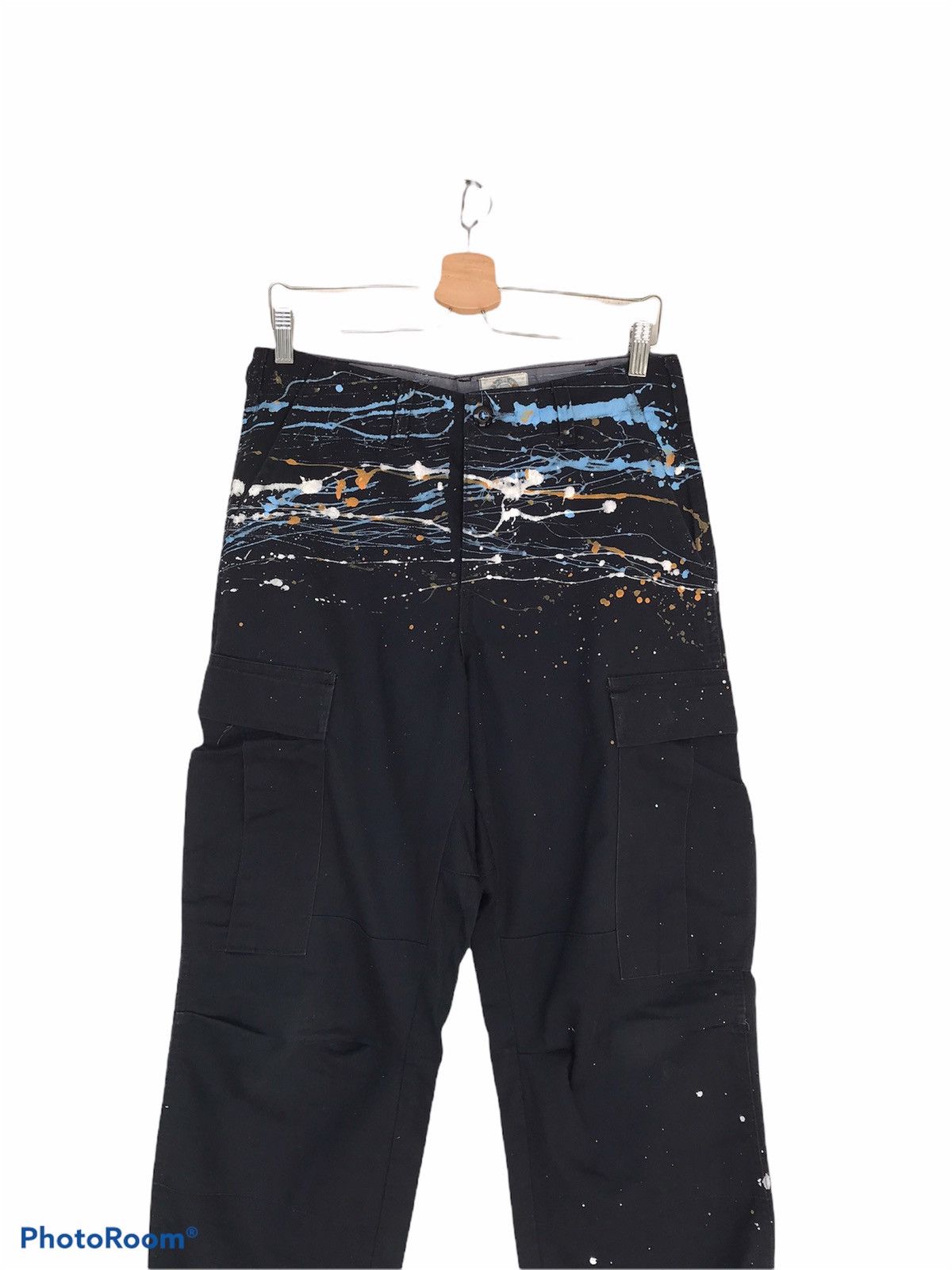 Vintage 💥Final Drop💥Vintage America Painted Cargo Pant Size US 31 - 2 Thumbnail