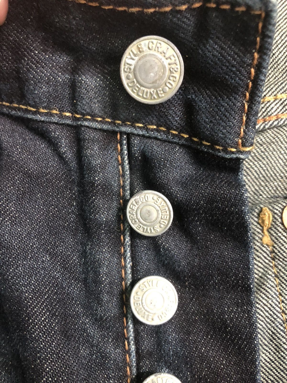 Evisu × Japanese Brand EVISU SPECIAL NO 3 DISTRESSED DENIM JEANS Size US 30 / EU 46 - 5 Thumbnail
