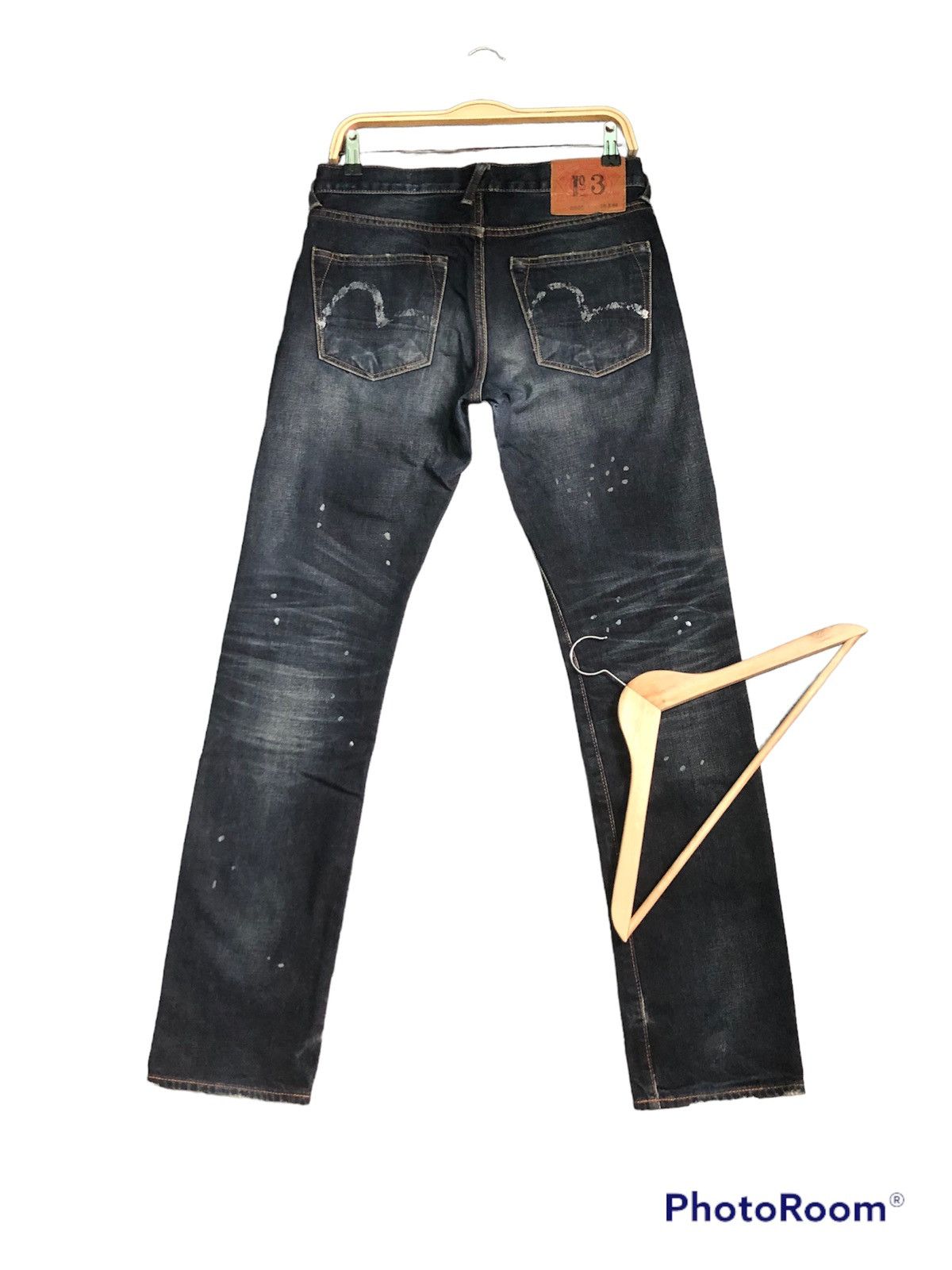 image of Special No 3 Distressed Denim Jeans in Blue, Men's (Size 30)