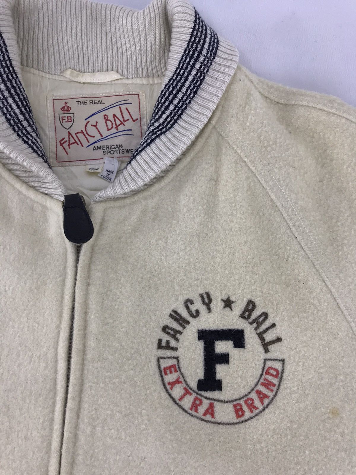 Sports Specialties × Vintage Crew Varsity Jacket Fancy Ball 909 Aviators American College Size US L / EU 52-54 / 3 - 4 Thumbnail