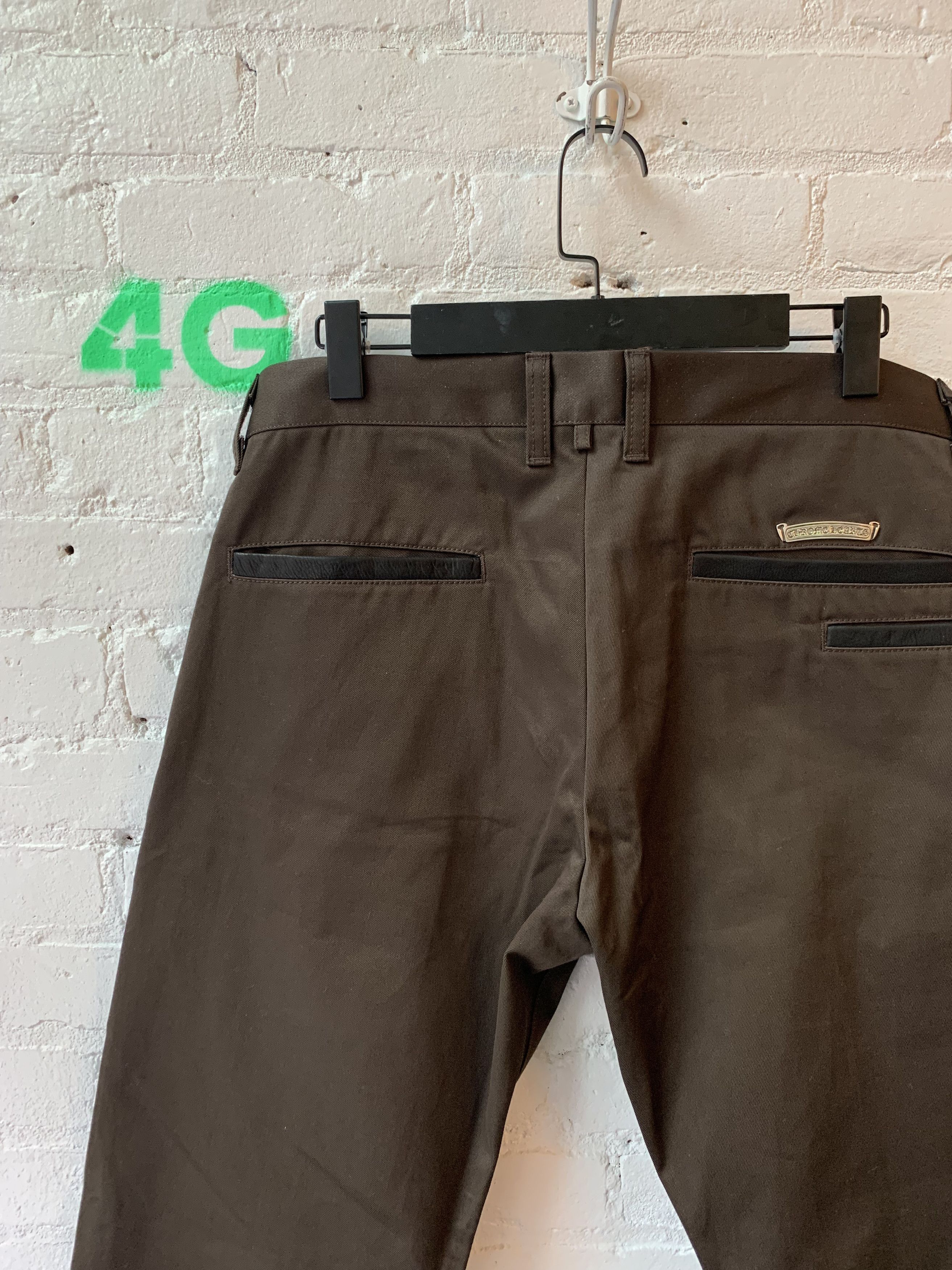 Chrome Hearts Chrome Hearts NEW Skater Chino Brown Sz 34 Size US 34 / EU 50 - 4 Thumbnail