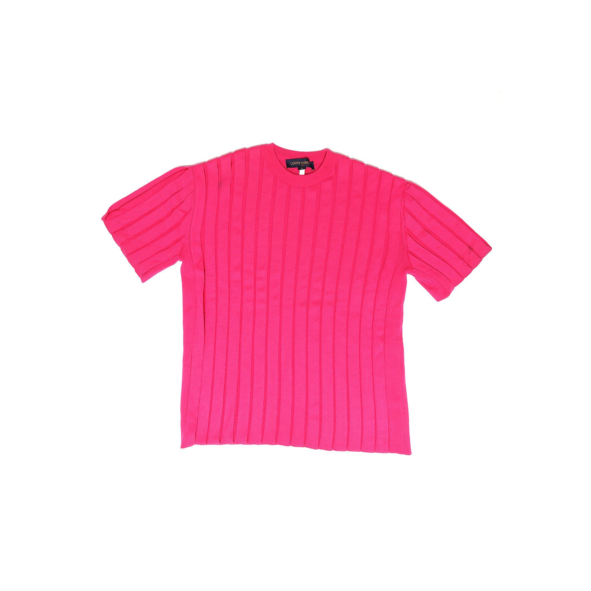Louis Vuitton SS20 Prototype Oversized Pleated T-Shirt Size US M / EU 48-50 / 2 - 1 Thumbnail