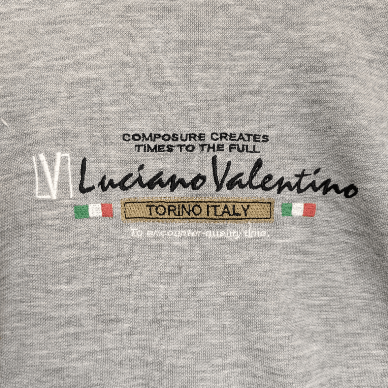 Valentino Vintage 2000's LUCIANO VALENTINO Spell Out Jumper Sweatshirt Size US XL / EU 56 / 4 - 5 Thumbnail