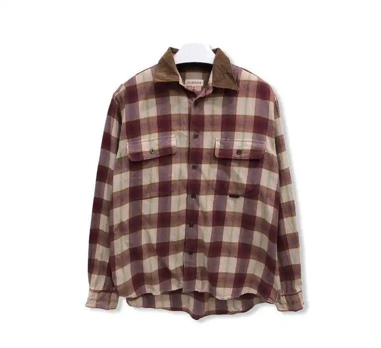 image of Inspire Plaid Tartan Flannel Shirt, Men's (Size Medium)