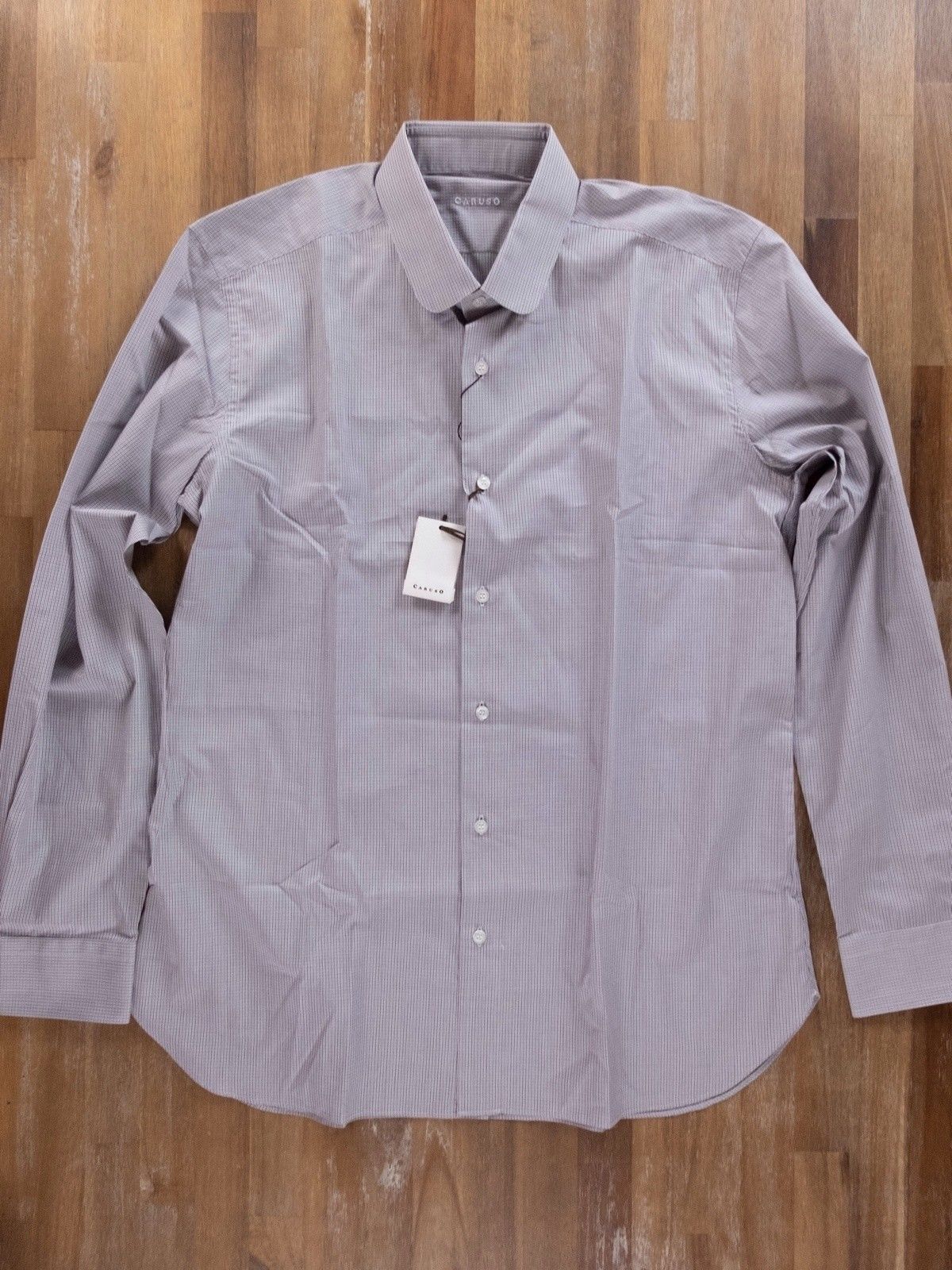 Caruso RAFFAELE CARUSO plaid formal dress cotton shirt - 42 / 16.5 Size US L / EU 52-54 / 3 - 1 Thumbnail
