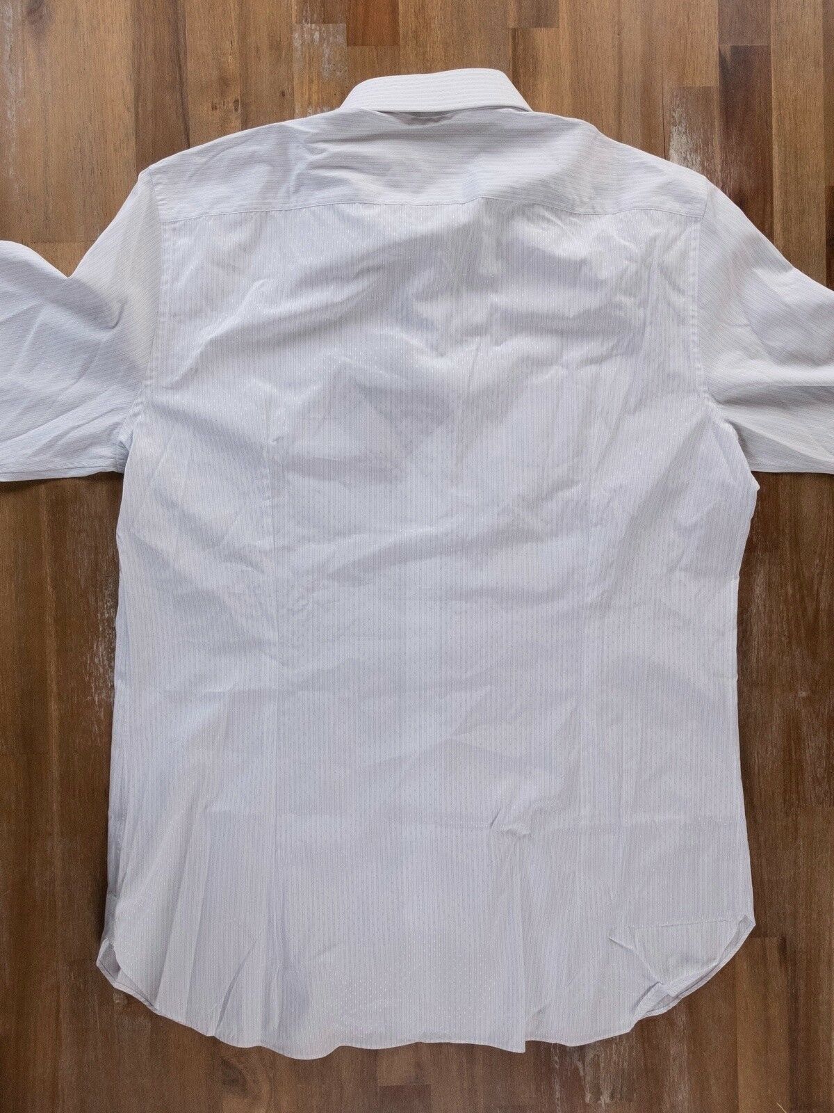 Caruso CARUSO white striped cotton dress shirt 42 / 16.5 Size US L / EU 52-54 / 3 - 7 Thumbnail