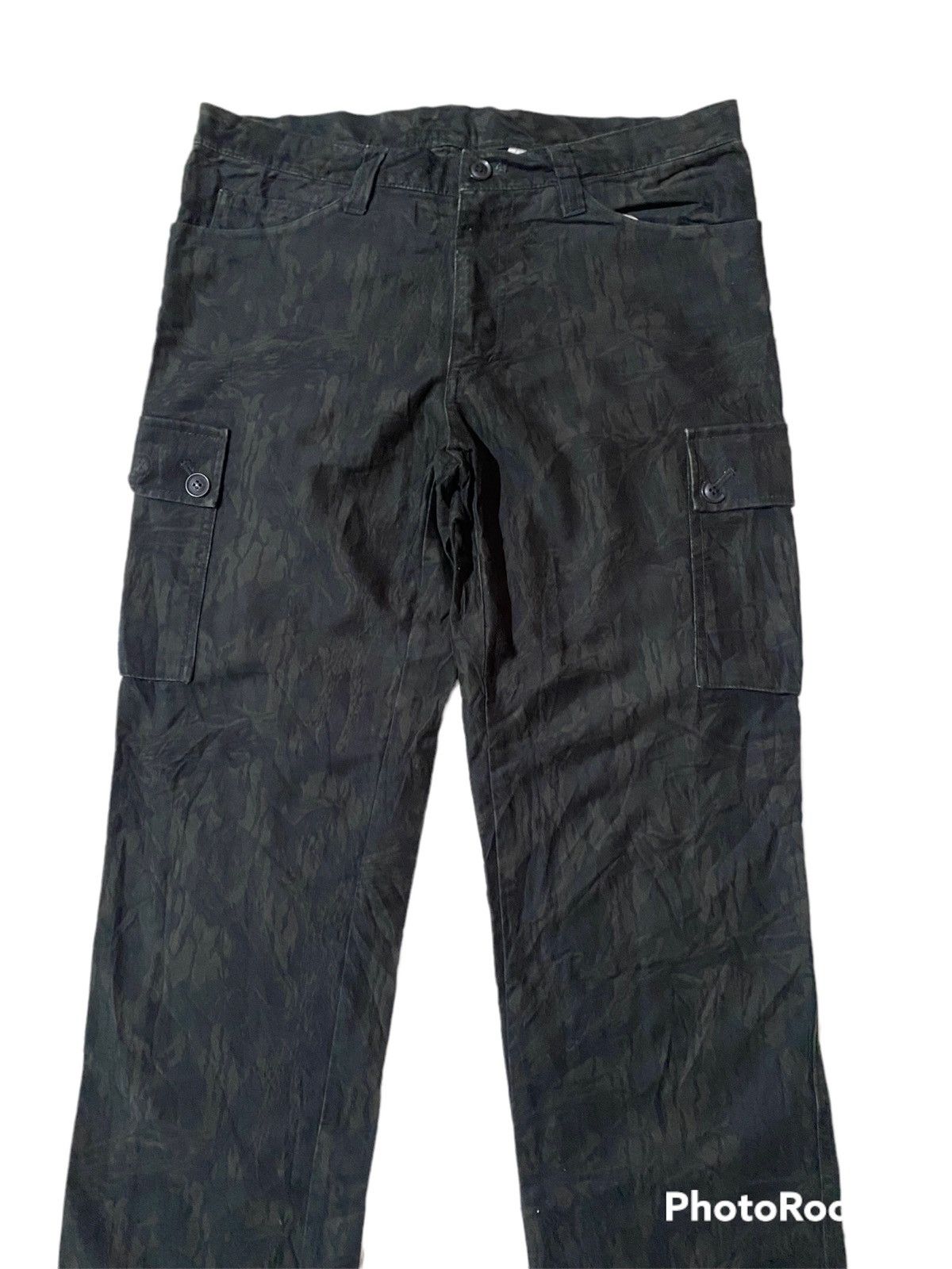 Issey Miyake 💥Vintage Junmen Camo Cargo Pant Size US 33 - 4 Thumbnail