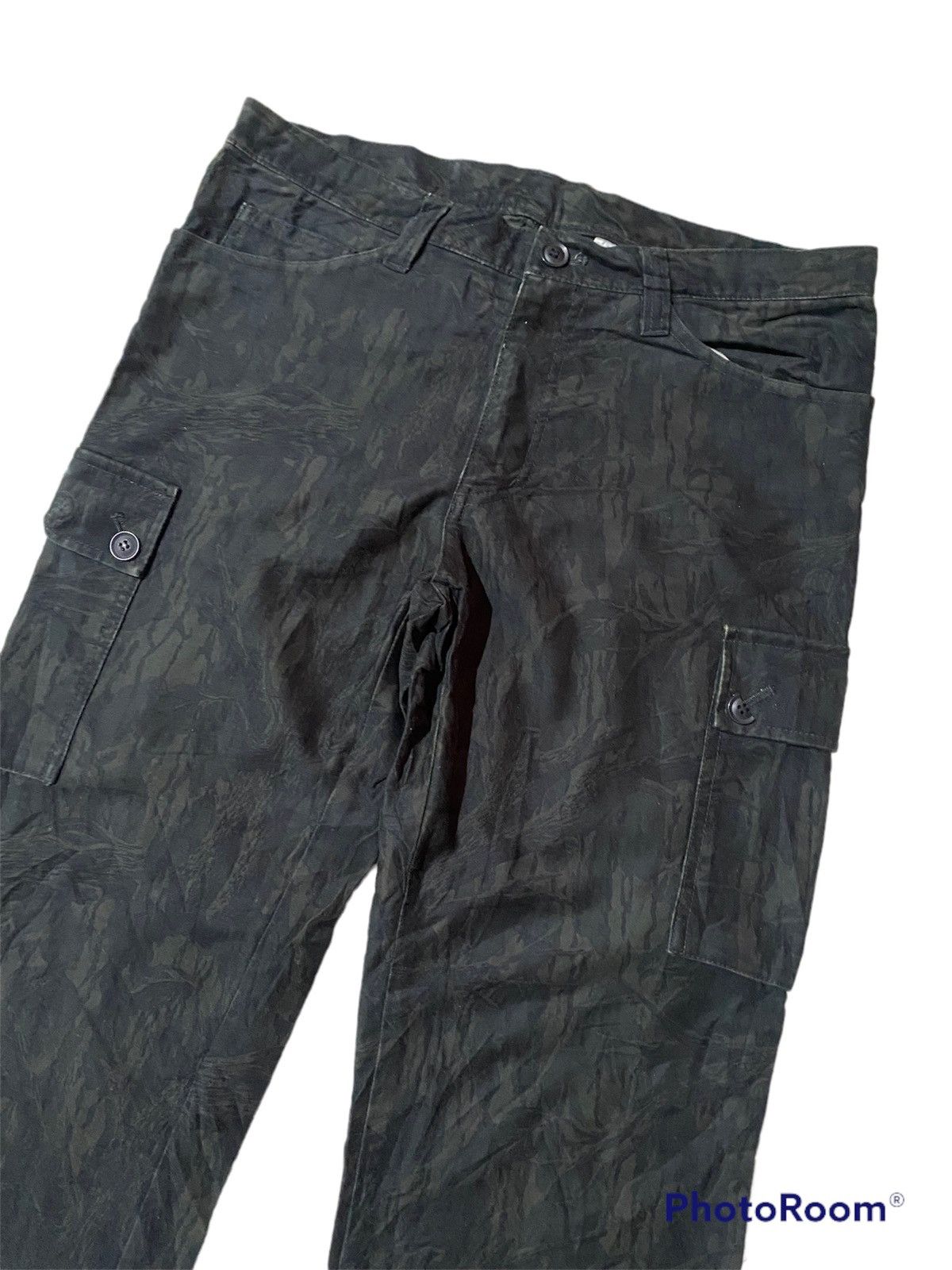 Issey Miyake 💥Vintage Junmen Camo Cargo Pant Size US 33 - 1 Thumbnail