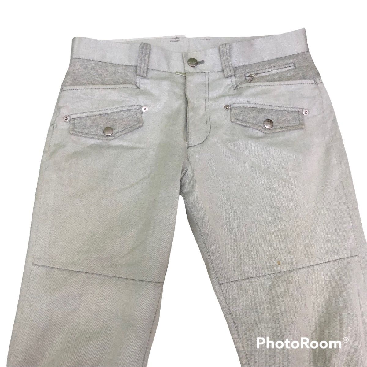 Designer Hamnett pants rare design zipped on back leg Size US 30 / EU 46 - 5 Thumbnail