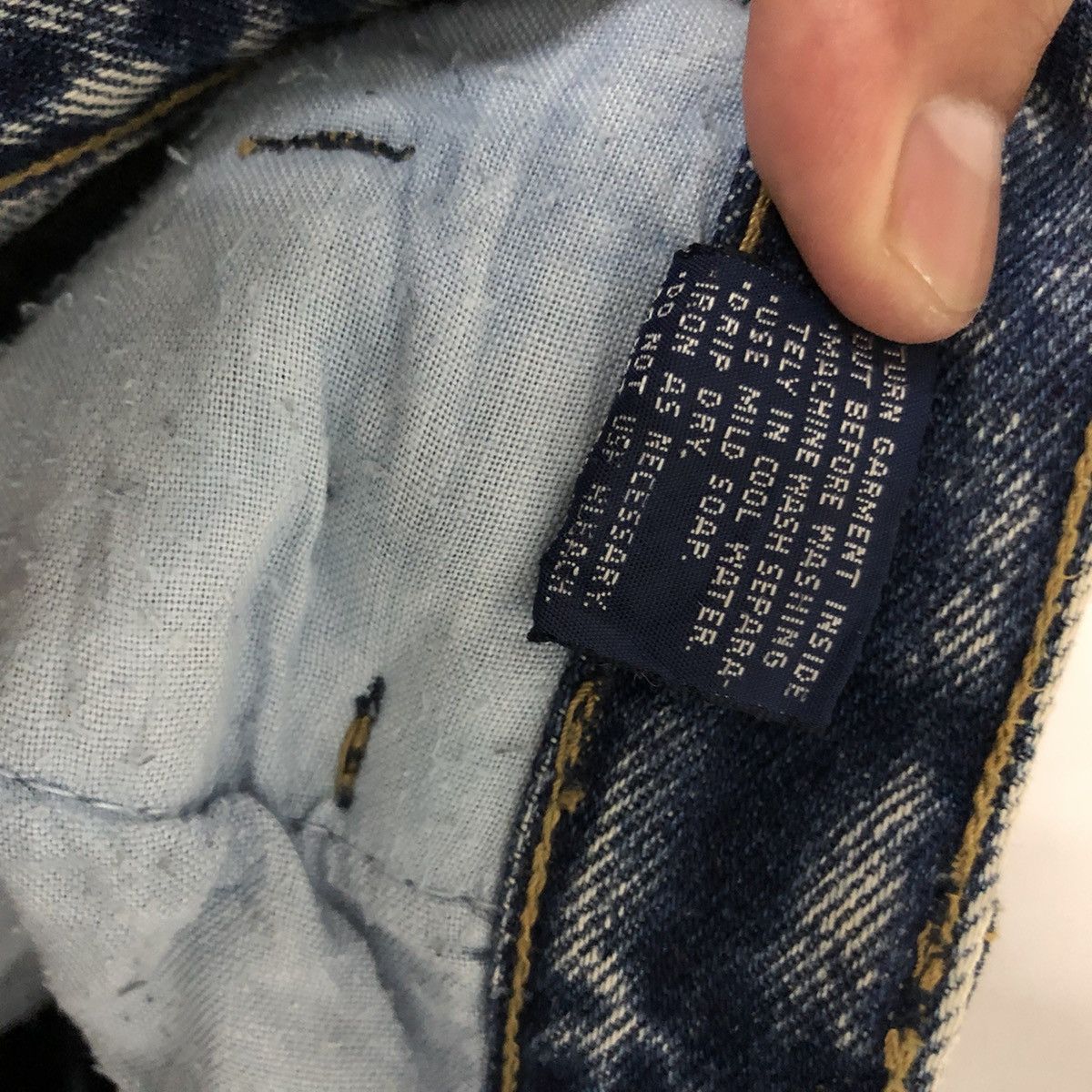 Japanese Brand Rare juventus vintage jeans,rare design on back pocket Size US 28 / EU 44 - 10 Thumbnail