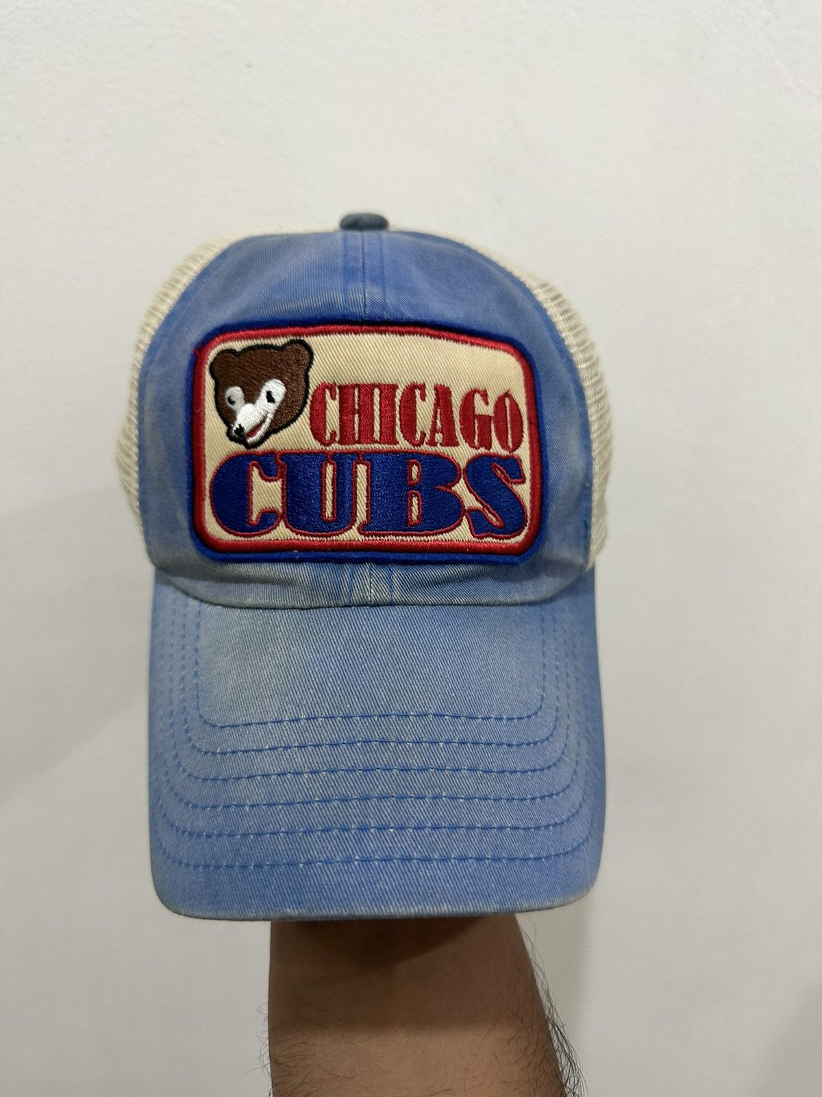 MLB × Vintage 🔥Vintage🔥 Chicago Cubs Trucker Hat Size ONE SIZE - 2 Thumbnail