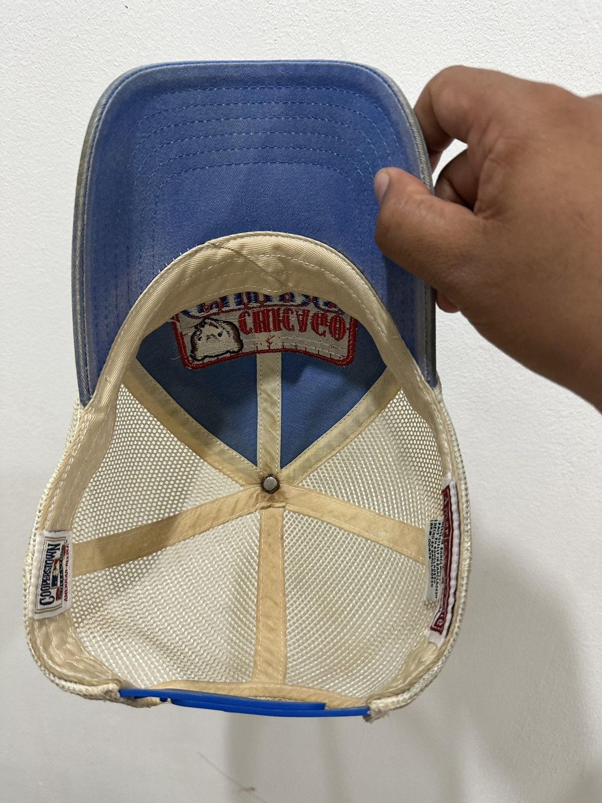 MLB × Vintage 🔥Vintage🔥 Chicago Cubs Trucker Hat Size ONE SIZE - 6 Thumbnail