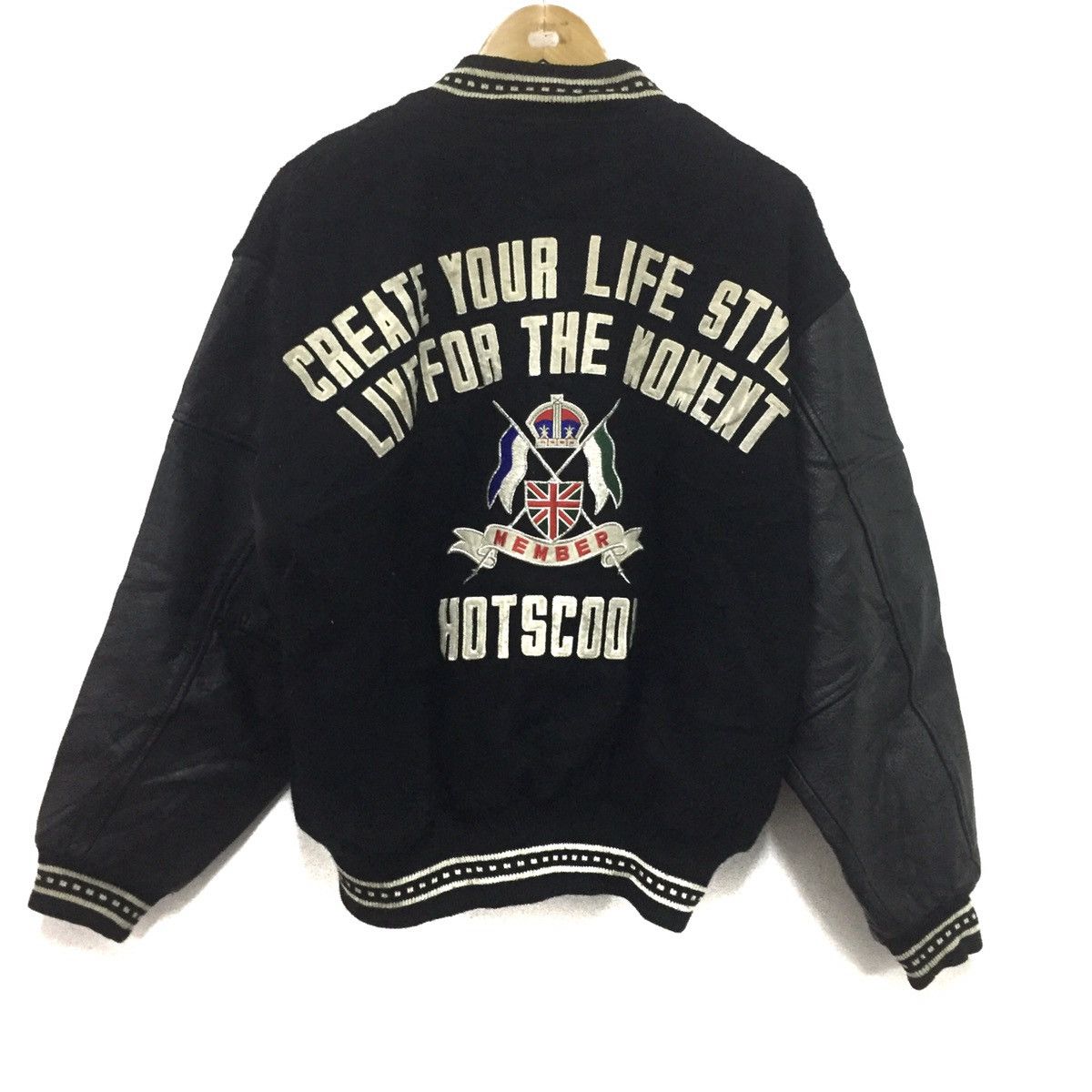 If Six Was Nine 🔥🔥hotscoop varsity jacket vintage style rare design big logo Size US L / EU 52-54 / 3 - 5 Thumbnail