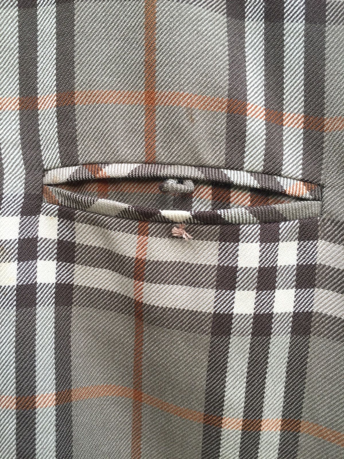 Burberry OG Burberrys 90s Nova Checkered Wool Button Shirt Size US L / EU 52-54 / 3 - 7 Thumbnail