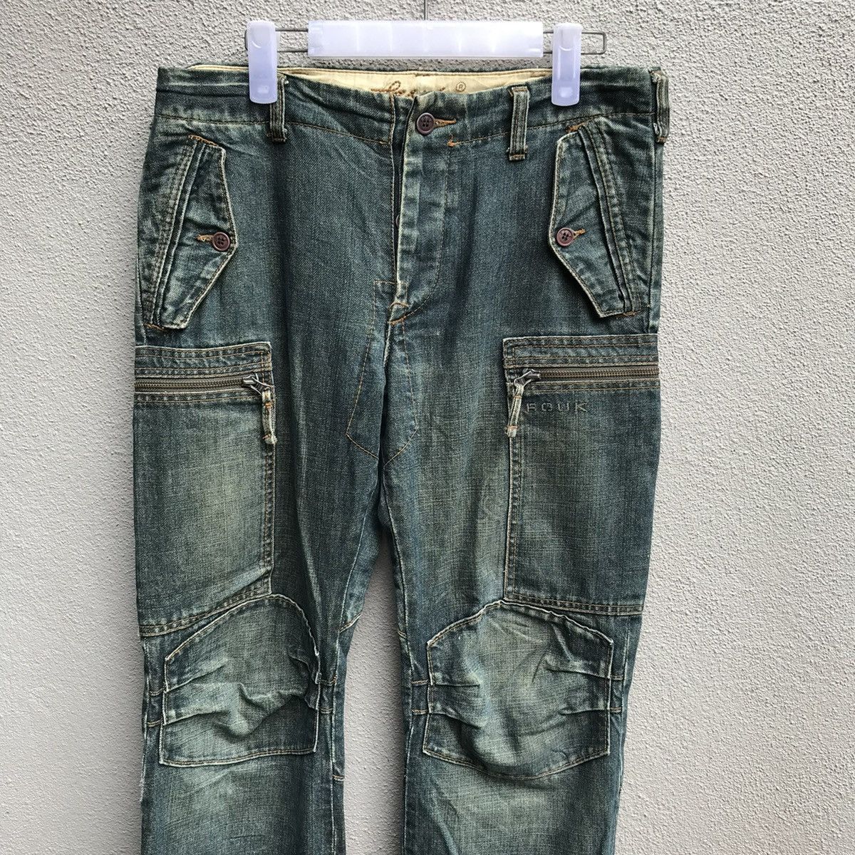 FCUK FCUK cargo pants denim multi zipper pocket Size US 32 / EU 48 - 3 Thumbnail
