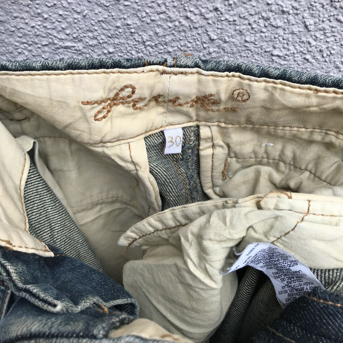 FCUK FCUK cargo pants denim multi zipper pocket Size US 32 / EU 48 - 6 Thumbnail