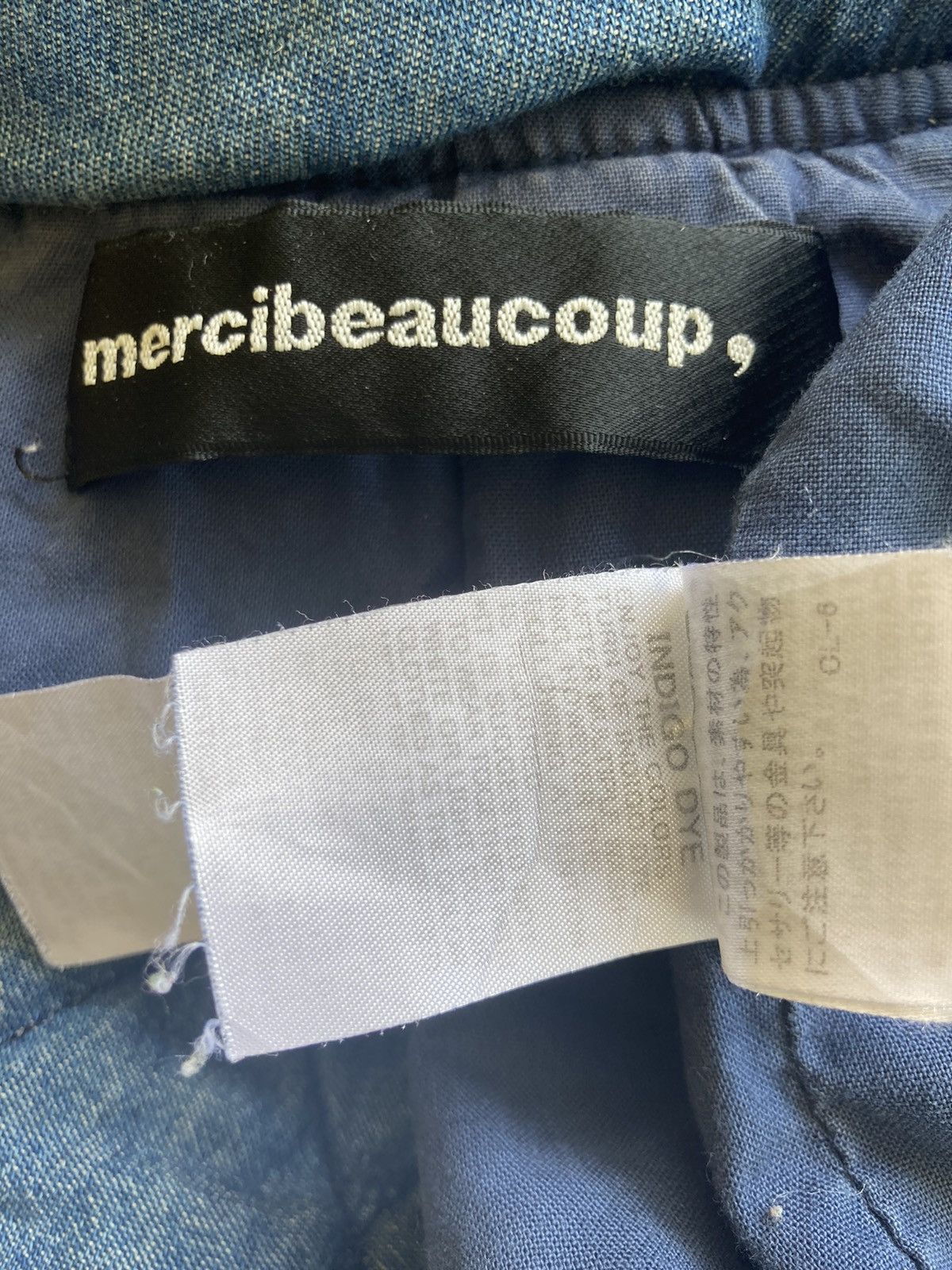 Issey Miyake DISTRESSED MERCIBEAUCOUP INDIGO JACKET Size US S / EU 44-46 / 1 - 9 Thumbnail