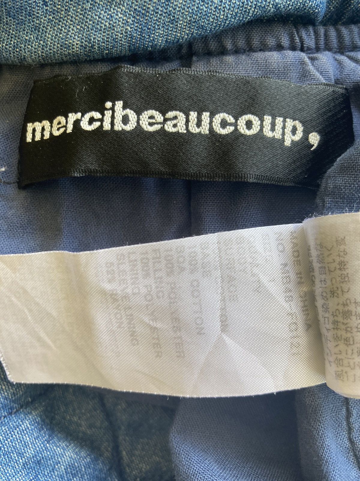 Issey Miyake DISTRESSED MERCIBEAUCOUP INDIGO JACKET Size US S / EU 44-46 / 1 - 10 Thumbnail