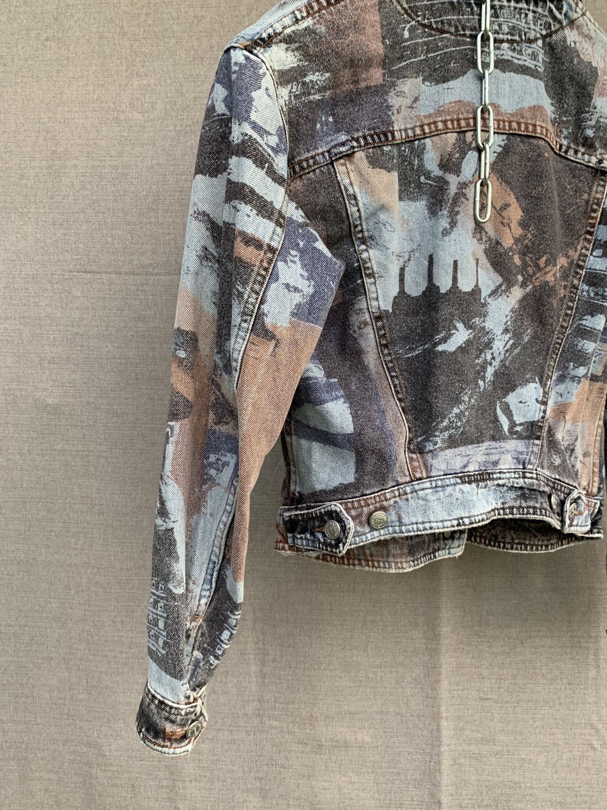 Katharine Hamnett London 90’s Katherine Hamnett printed denim jacket Size US S / EU 44-46 / 1 - 18 Thumbnail
