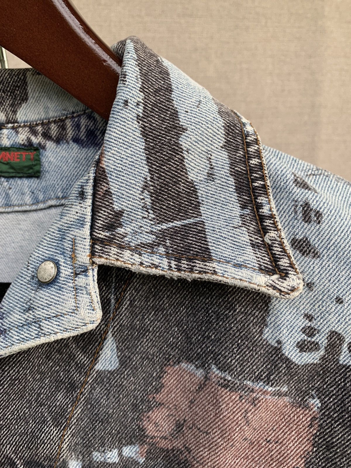 Katharine Hamnett London 90’s Katherine Hamnett printed denim jacket Size US S / EU 44-46 / 1 - 6 Thumbnail