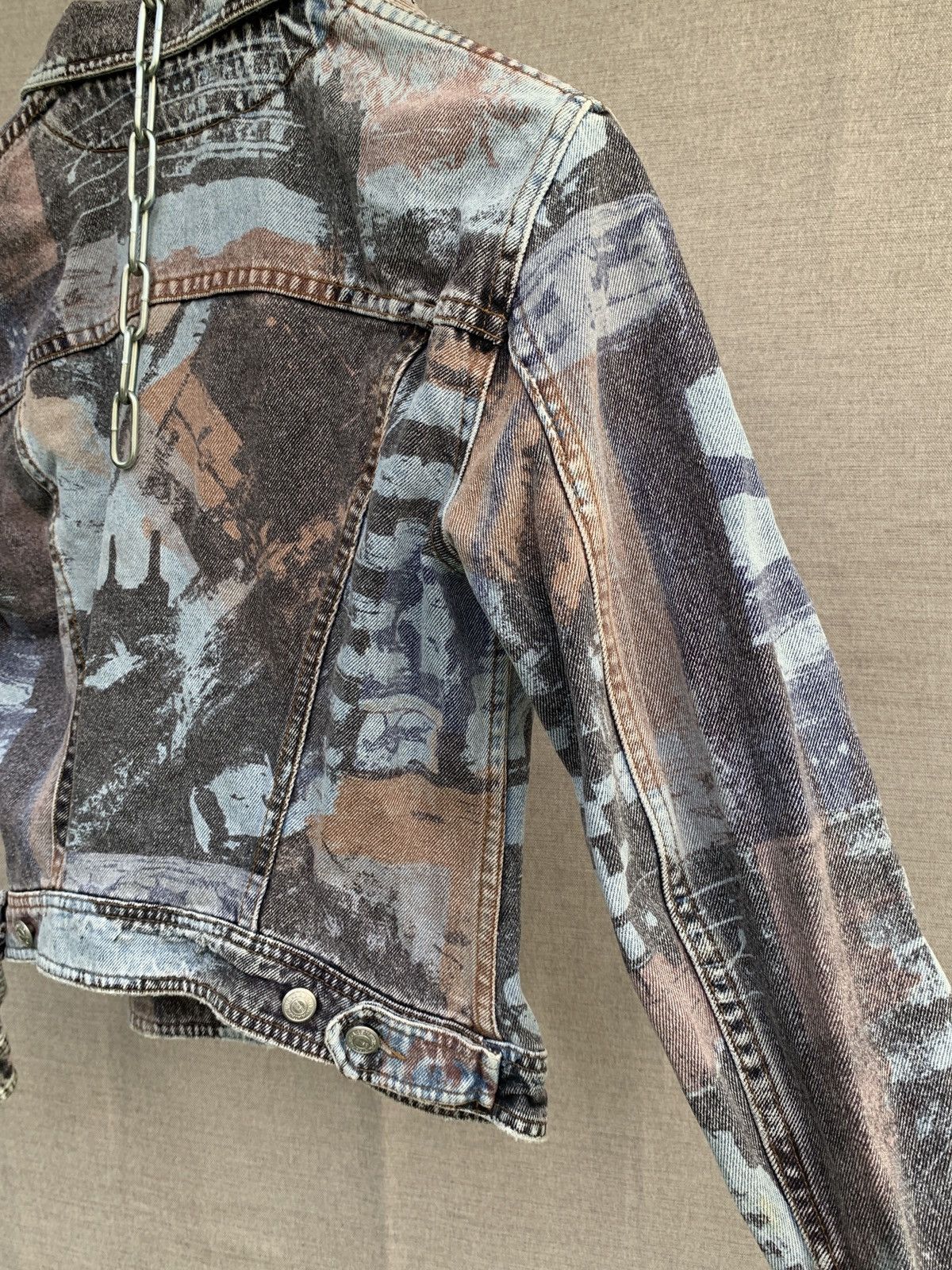 Katharine Hamnett London 90’s Katherine Hamnett printed denim jacket Size US S / EU 44-46 / 1 - 17 Thumbnail