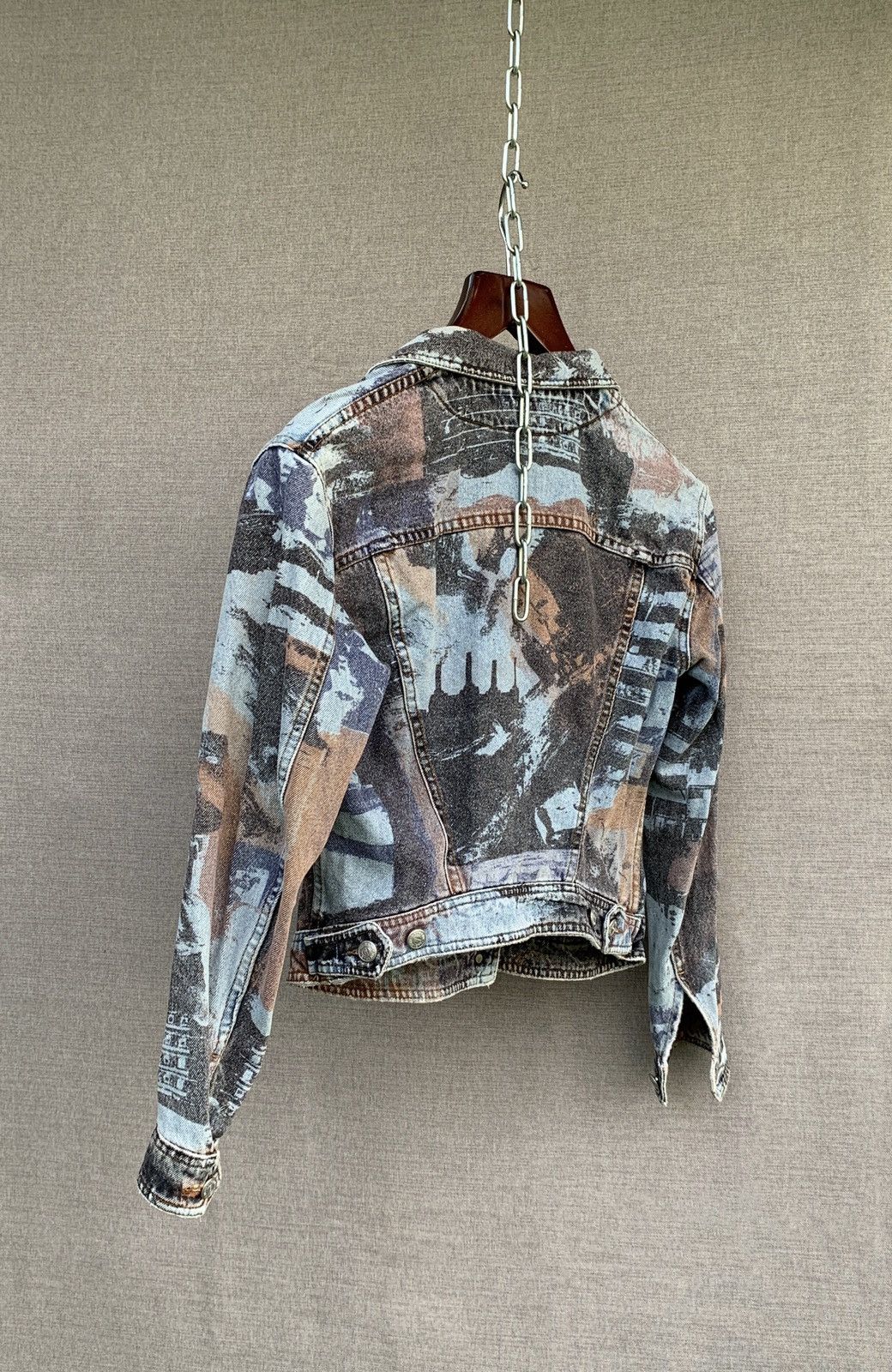 Katharine Hamnett London 90’s Katherine Hamnett printed denim jacket Size US S / EU 44-46 / 1 - 4 Thumbnail