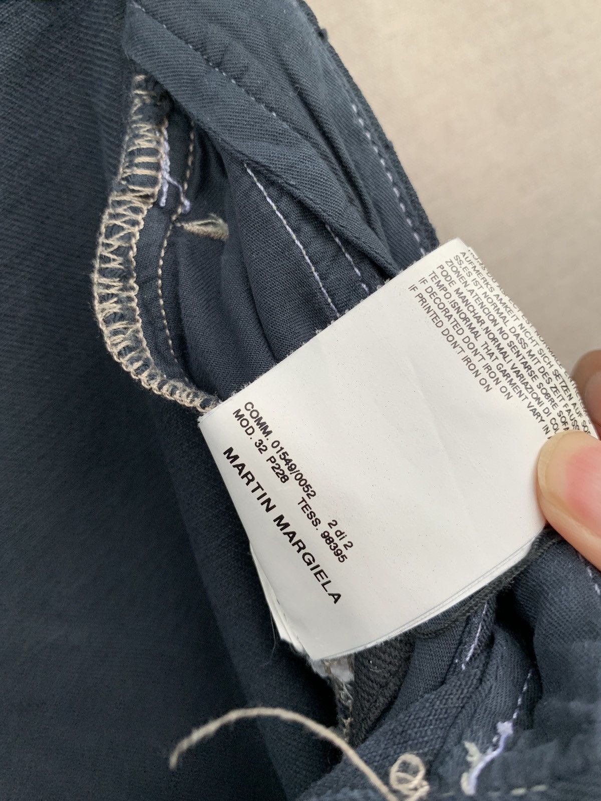 AW05 MM6 Foldable trousers