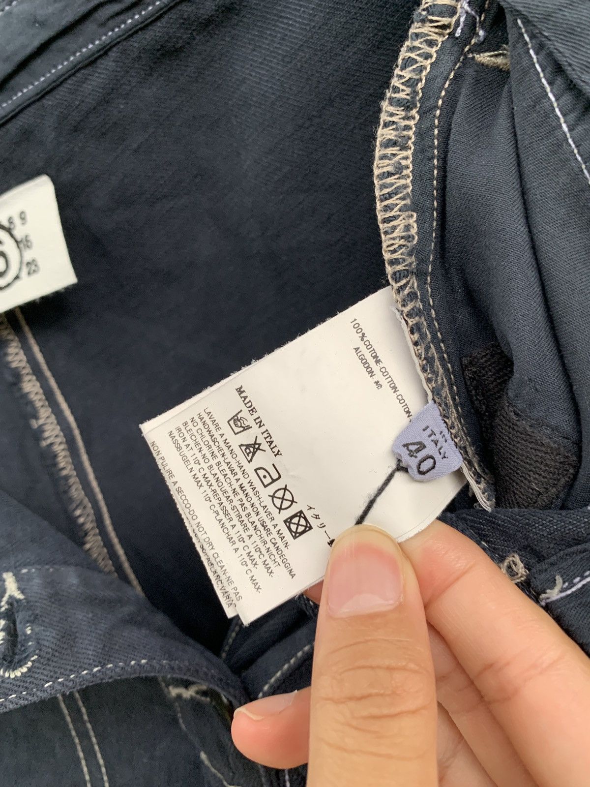 AW05 MM6 Foldable trousers