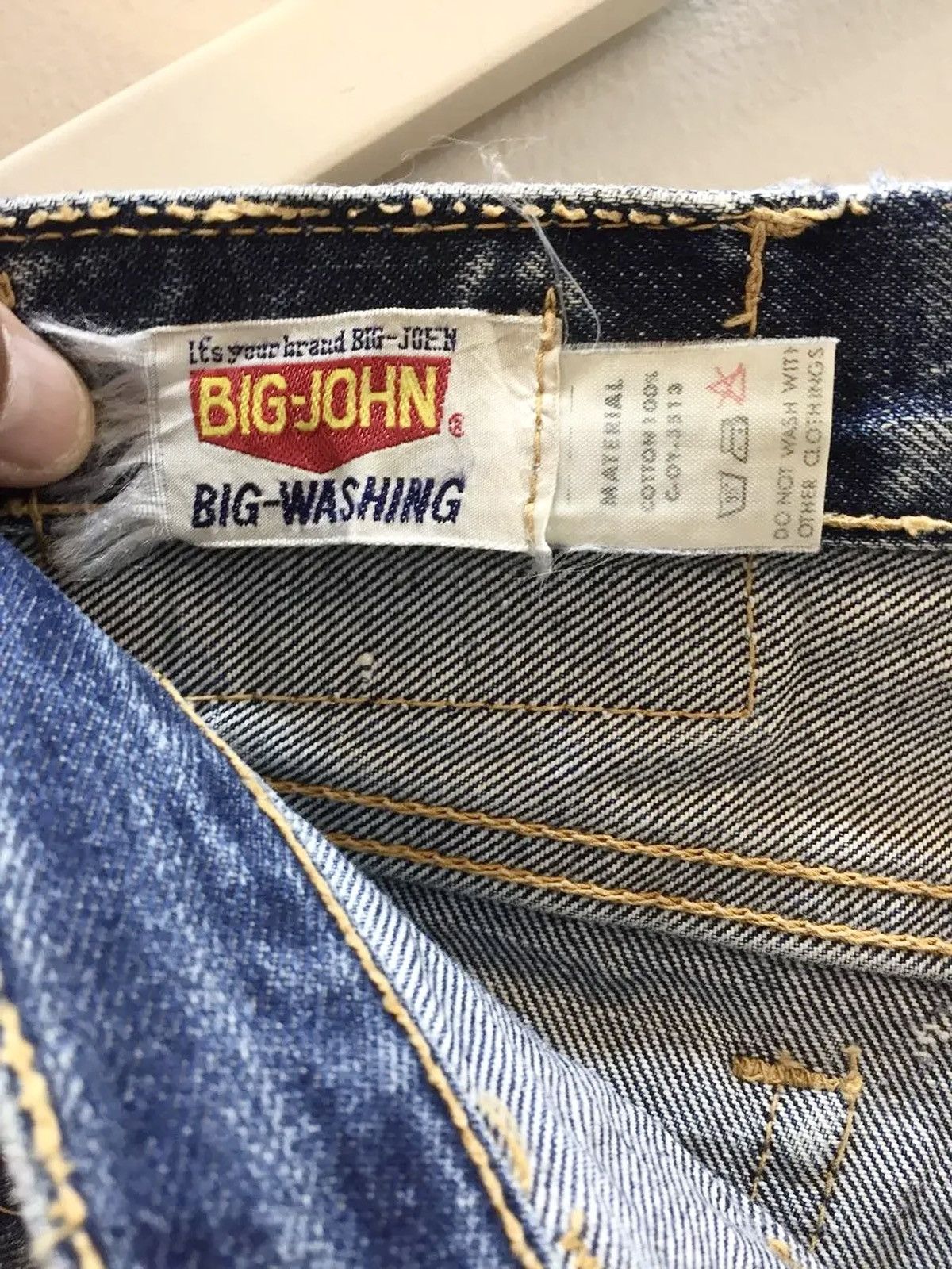 Big John VINTAGE80s BIG JOHN FLARED DENIM HARD TO FIND AMERICAN VTG Size US 28 / EU 44 - 14 Thumbnail
