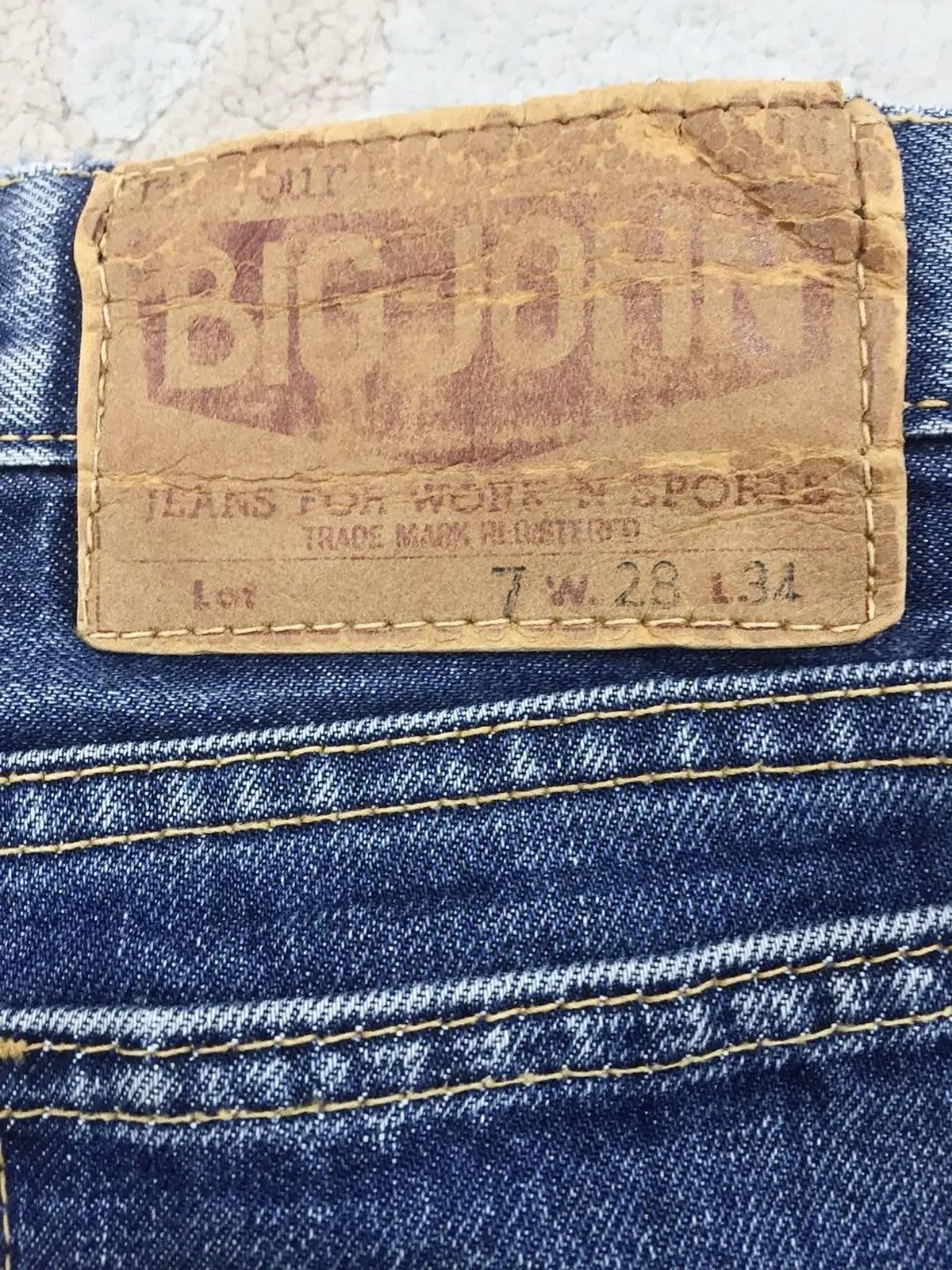 Big John VINTAGE80s BIG JOHN FLARED DENIM HARD TO FIND AMERICAN VTG Size US 28 / EU 44 - 13 Thumbnail