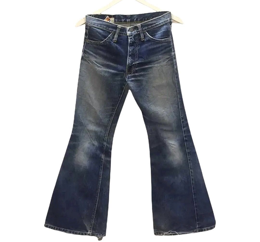 Big John VINTAGE80s BIG JOHN FLARED DENIM HARD TO FIND AMERICAN VTG Size US 28 / EU 44 - 1 Thumbnail