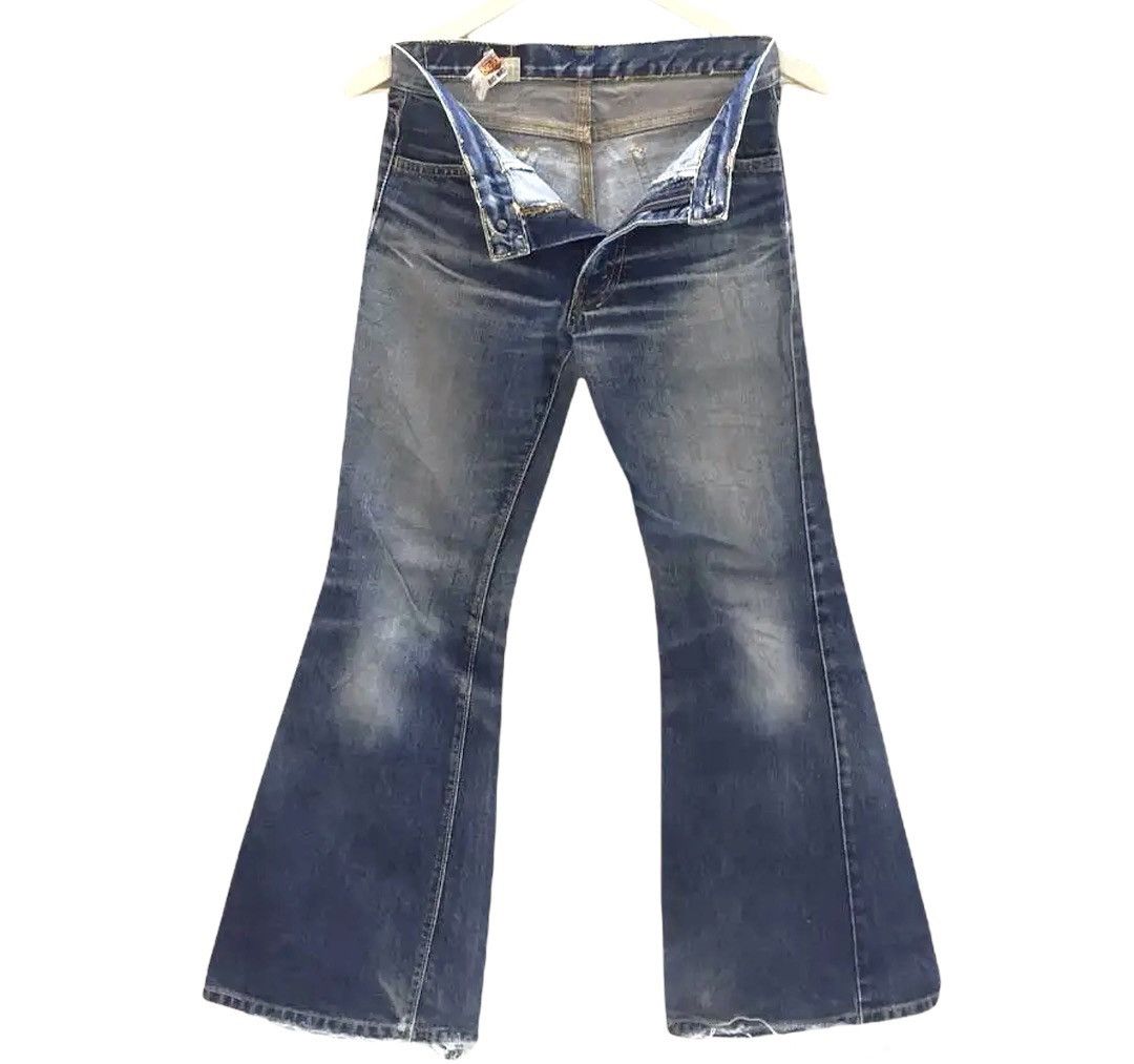 Big John VINTAGE80s BIG JOHN FLARED DENIM HARD TO FIND AMERICAN VTG Size US 28 / EU 44 - 2 Thumbnail