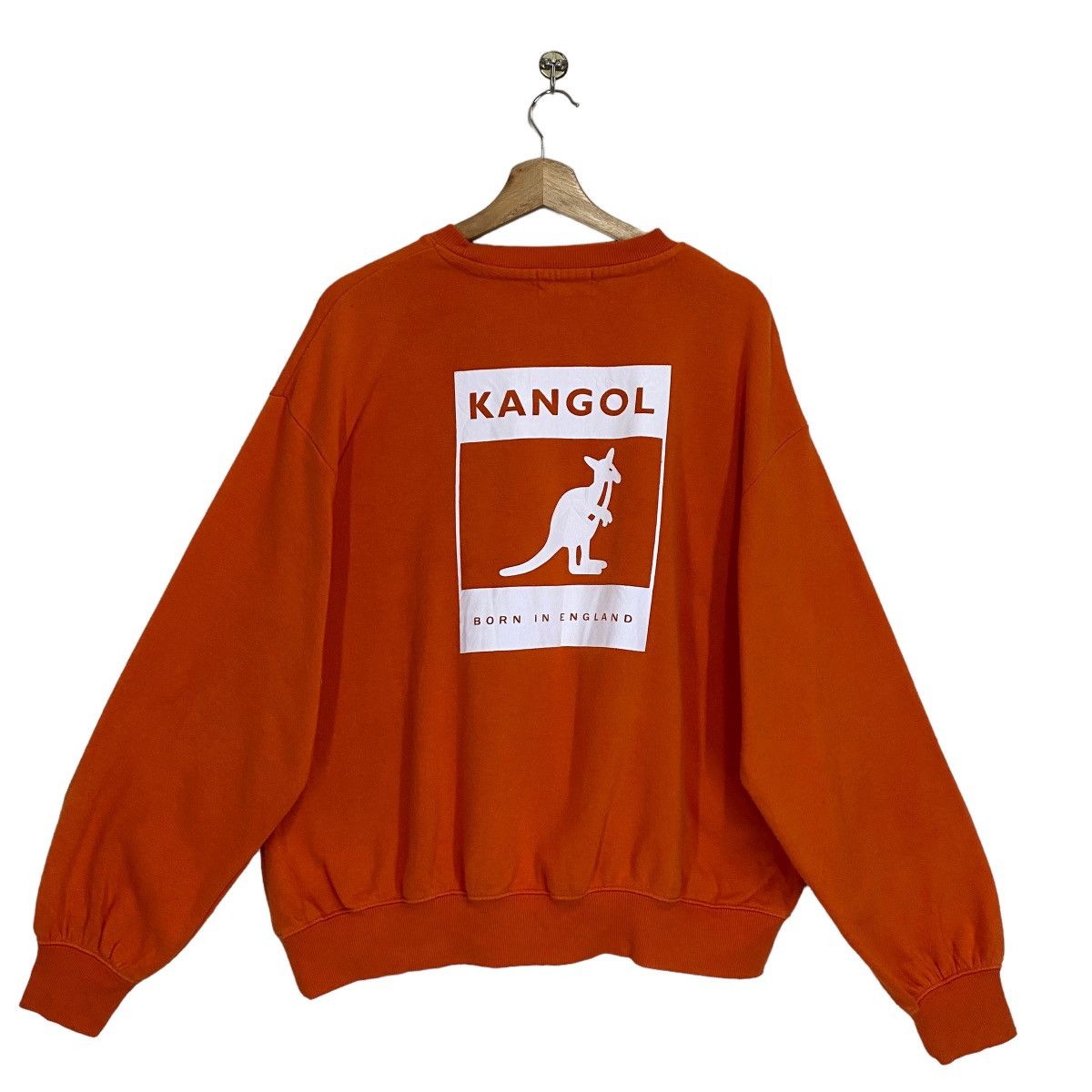 Kangol × Vintage Vintage 90s Kangol Big Logo Sweater Size M Size US M / EU 48-50 / 2 - 1 Thumbnail