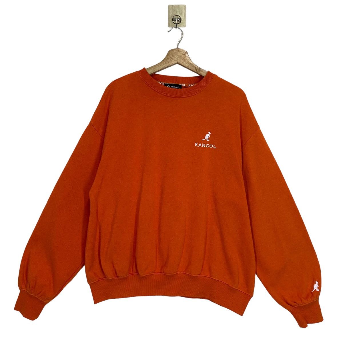 Kangol × Vintage Vintage 90s Kangol Big Logo Sweater Size M Size US M / EU 48-50 / 2 - 6 Thumbnail