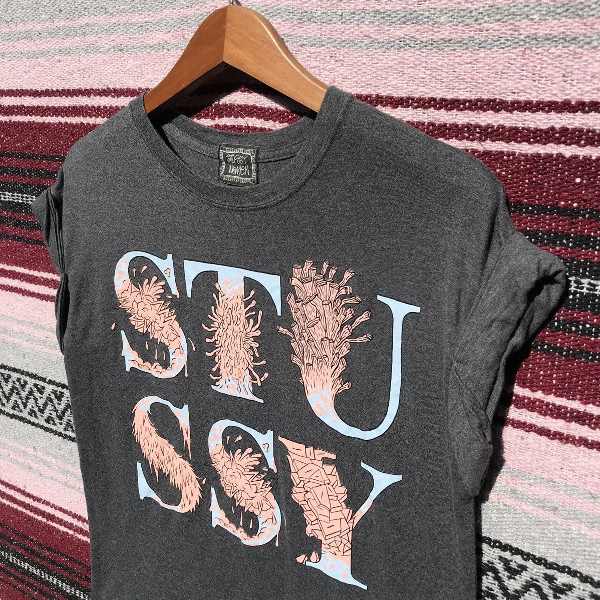 Stussy Stussy Women Tee Vintage Stussy Streetwear Fashion Size M / US 6-8 / IT 42-44 - 4 Thumbnail