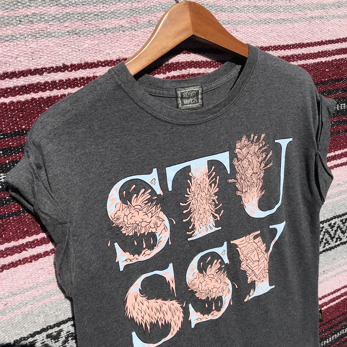 Stussy Stussy Women Tee Vintage Stussy Streetwear Fashion Size M / US 6-8 / IT 42-44 - 5 Thumbnail