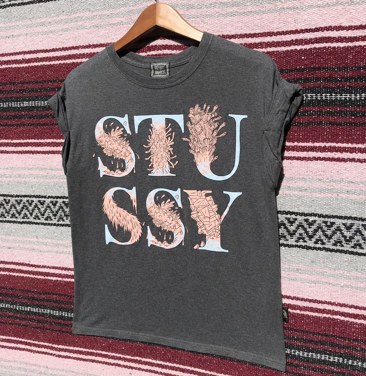 Stussy Stussy Women Tee Vintage Stussy Streetwear Fashion Size M / US 6-8 / IT 42-44 - 3 Thumbnail