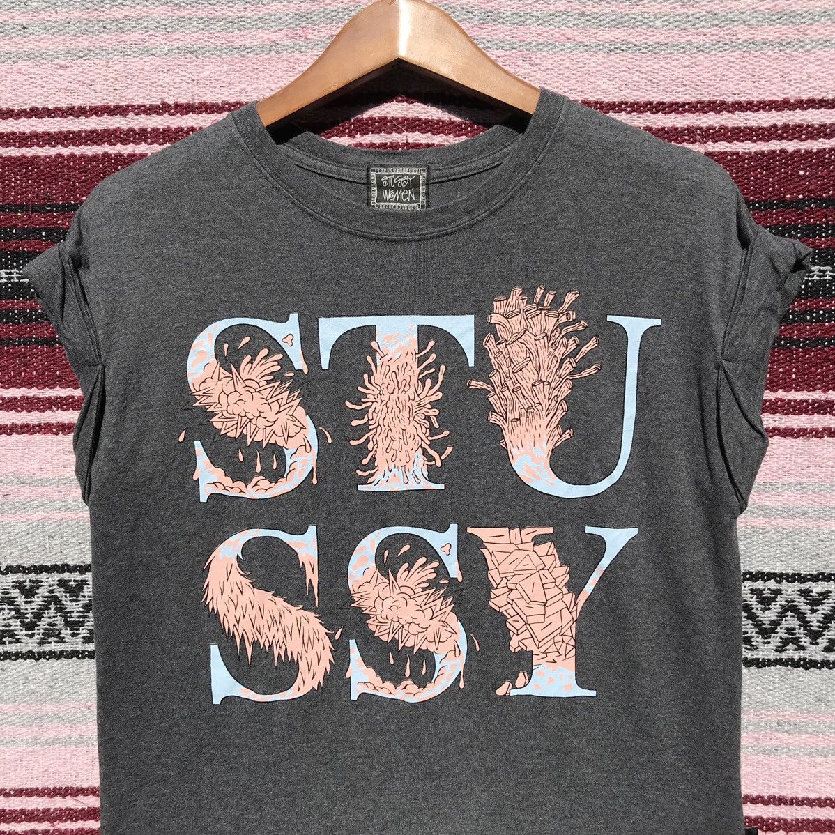 Stussy Stussy Women Tee Vintage Stussy Streetwear Fashion Size M / US 6-8 / IT 42-44 - 6 Thumbnail