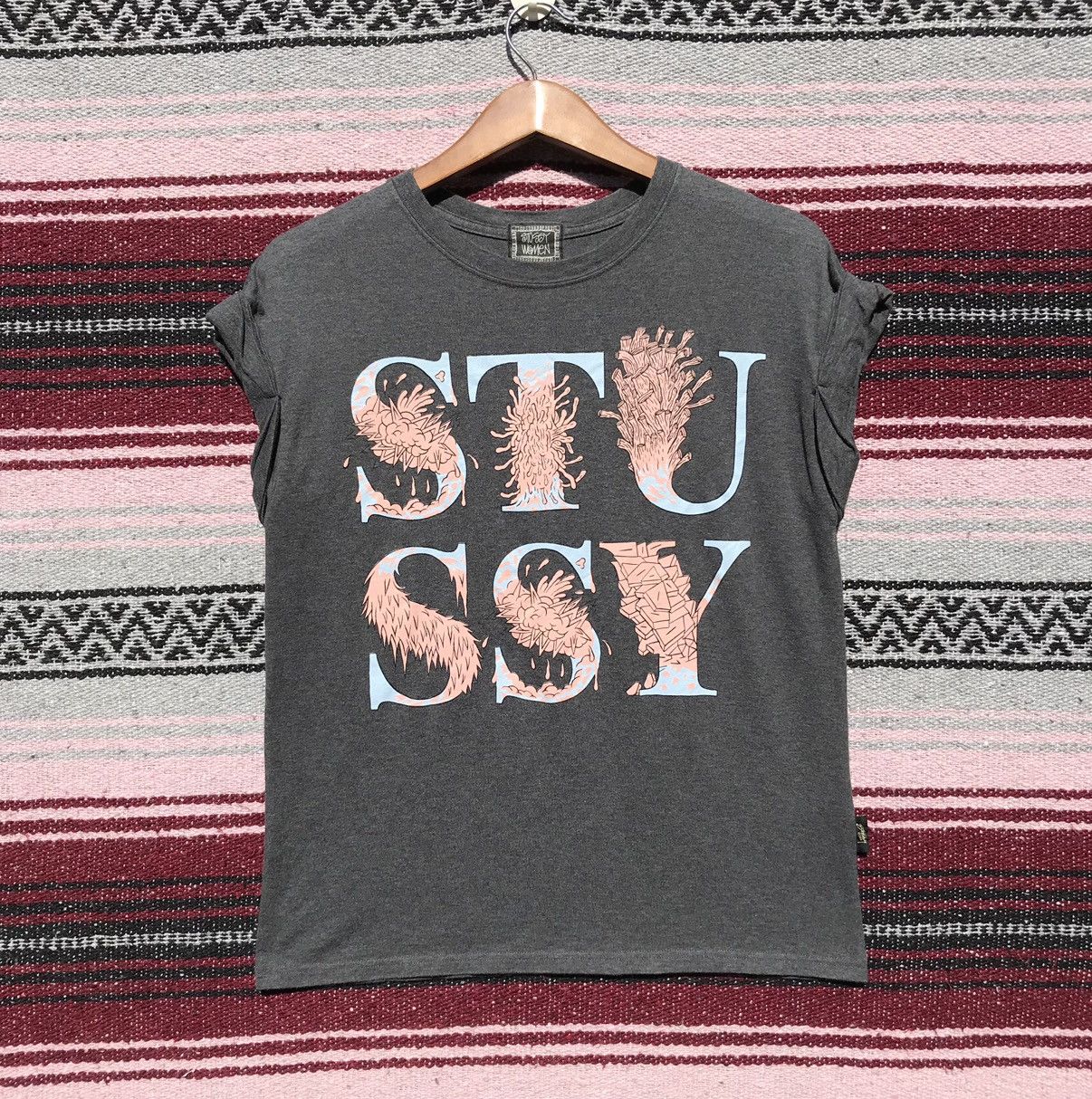 Stussy Stussy Women Tee Vintage Stussy Streetwear Fashion Size M / US 6-8 / IT 42-44 - 1 Thumbnail