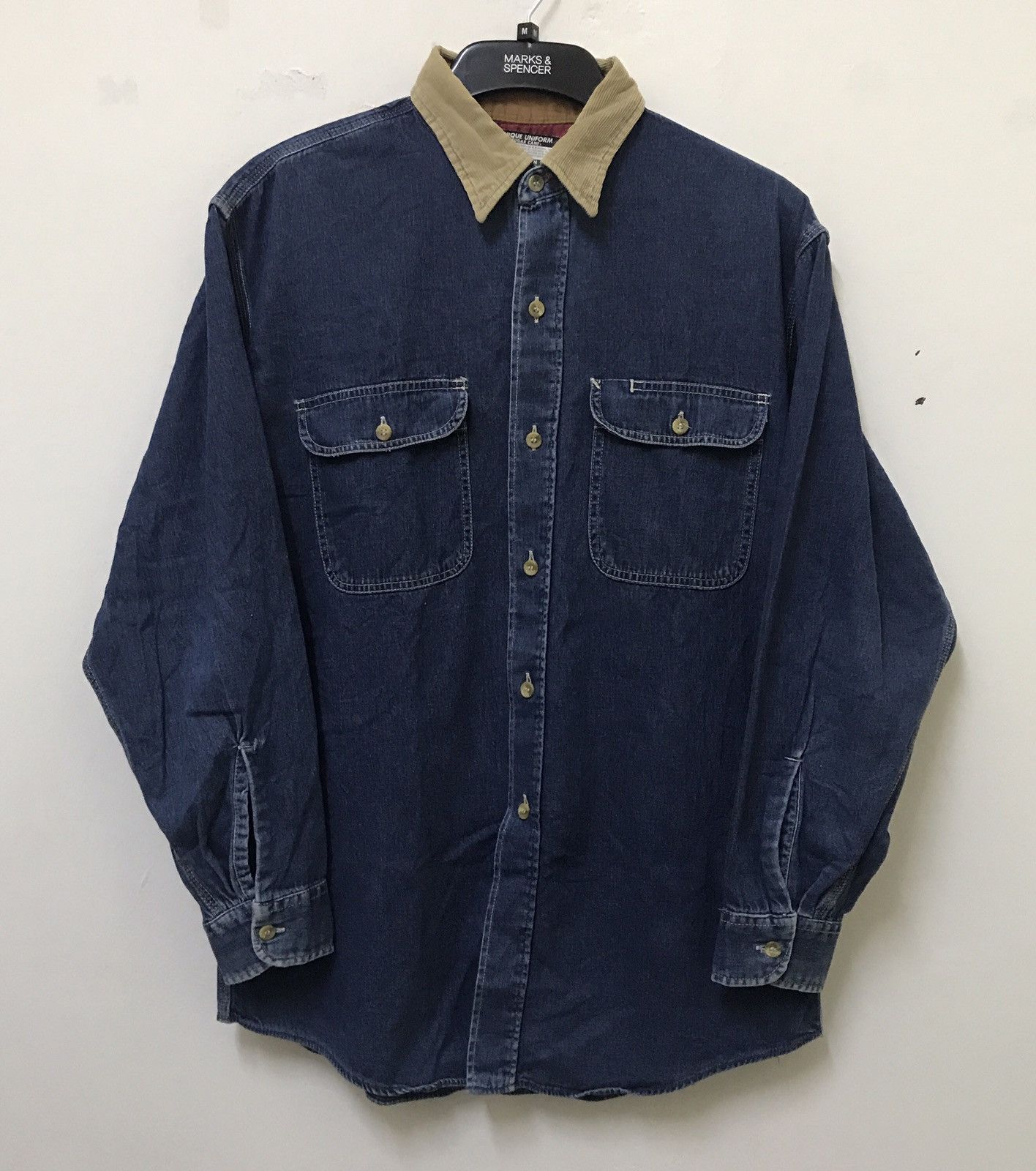Japanese Brand JAPANESE BRAND SUGAR CANES TOYO ENTERPRISE DENIM WORK SHIRT Size US M / EU 48-50 / 2 - 1 Thumbnail