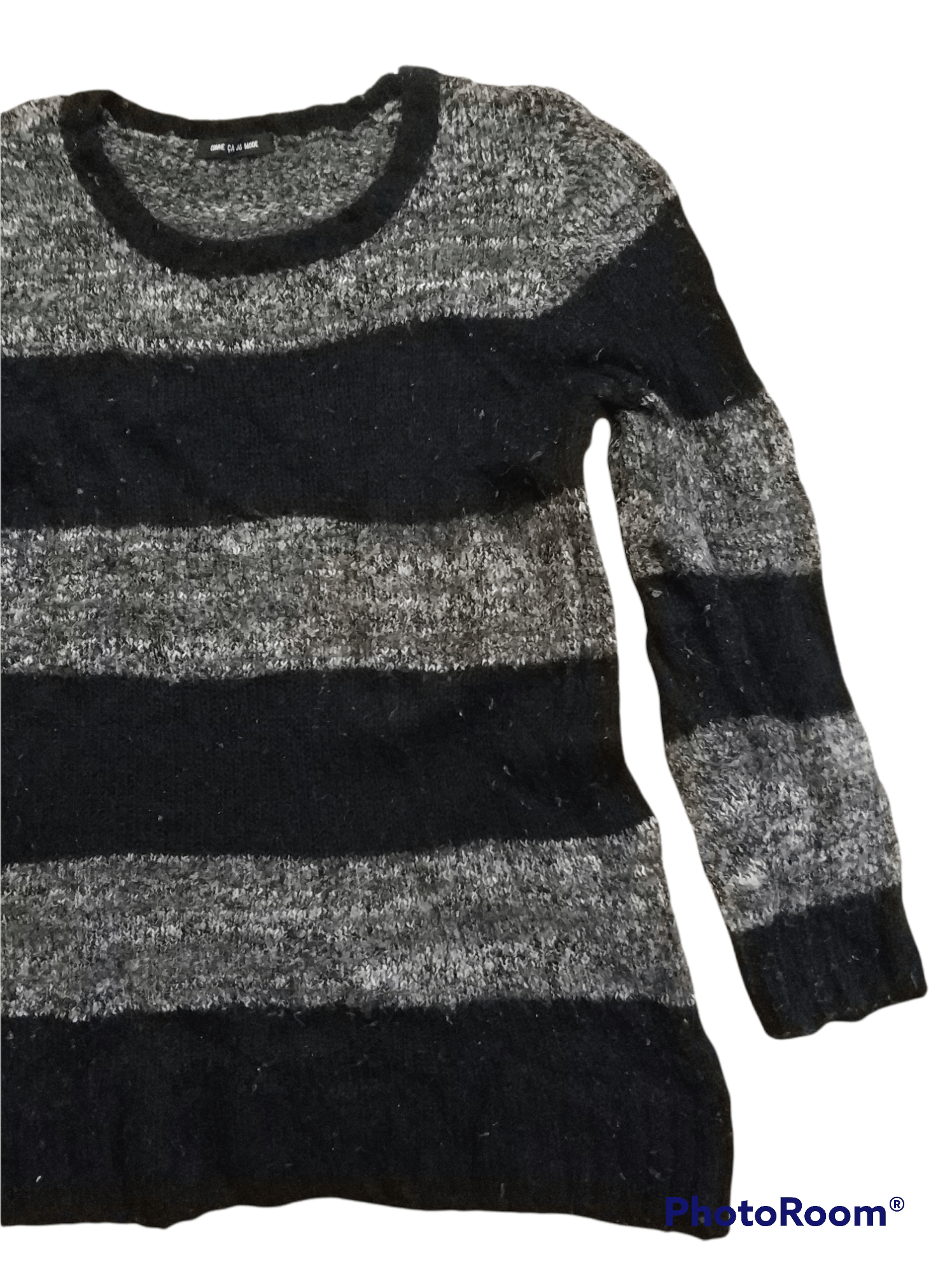 Comme Ca Ism 🔥Comme Ca Du Mode Mohair Knitwear Sweatshirt Size S / US 4 / IT 40 - 2 Thumbnail