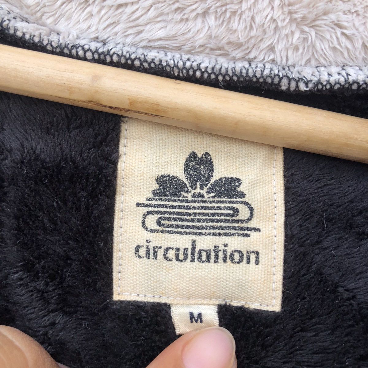 Japanese Brand CIRCULATION FLEECE VEST TRITONE COLOUR NICE DESIGN Size US M / EU 48-50 / 2 - 7 Thumbnail