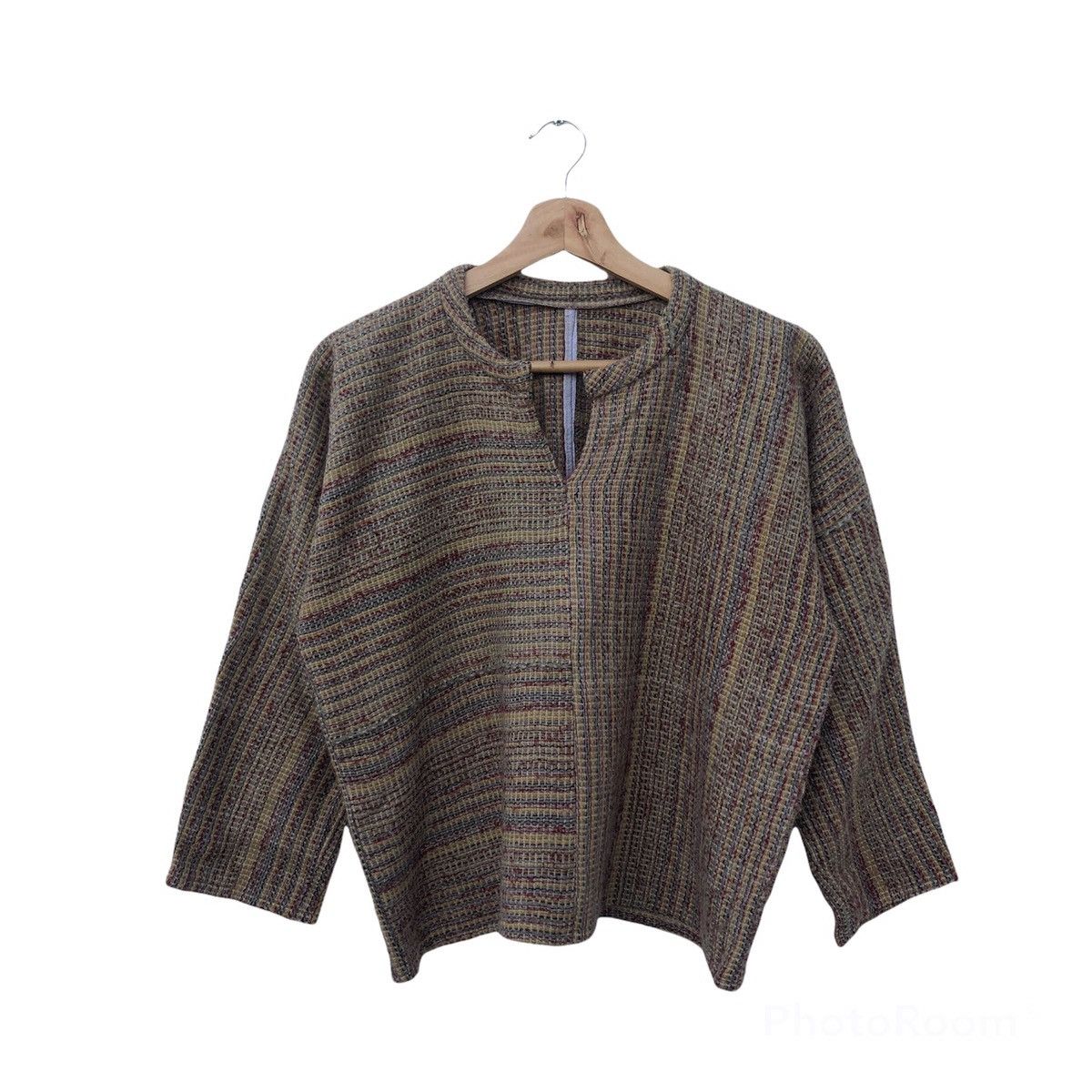 Japanese Brand VINTAGE CROPPED LONG SLEEVE INSPIRED BY KAPITAL JAPAN Size US S / EU 44-46 / 1 - 1 Thumbnail